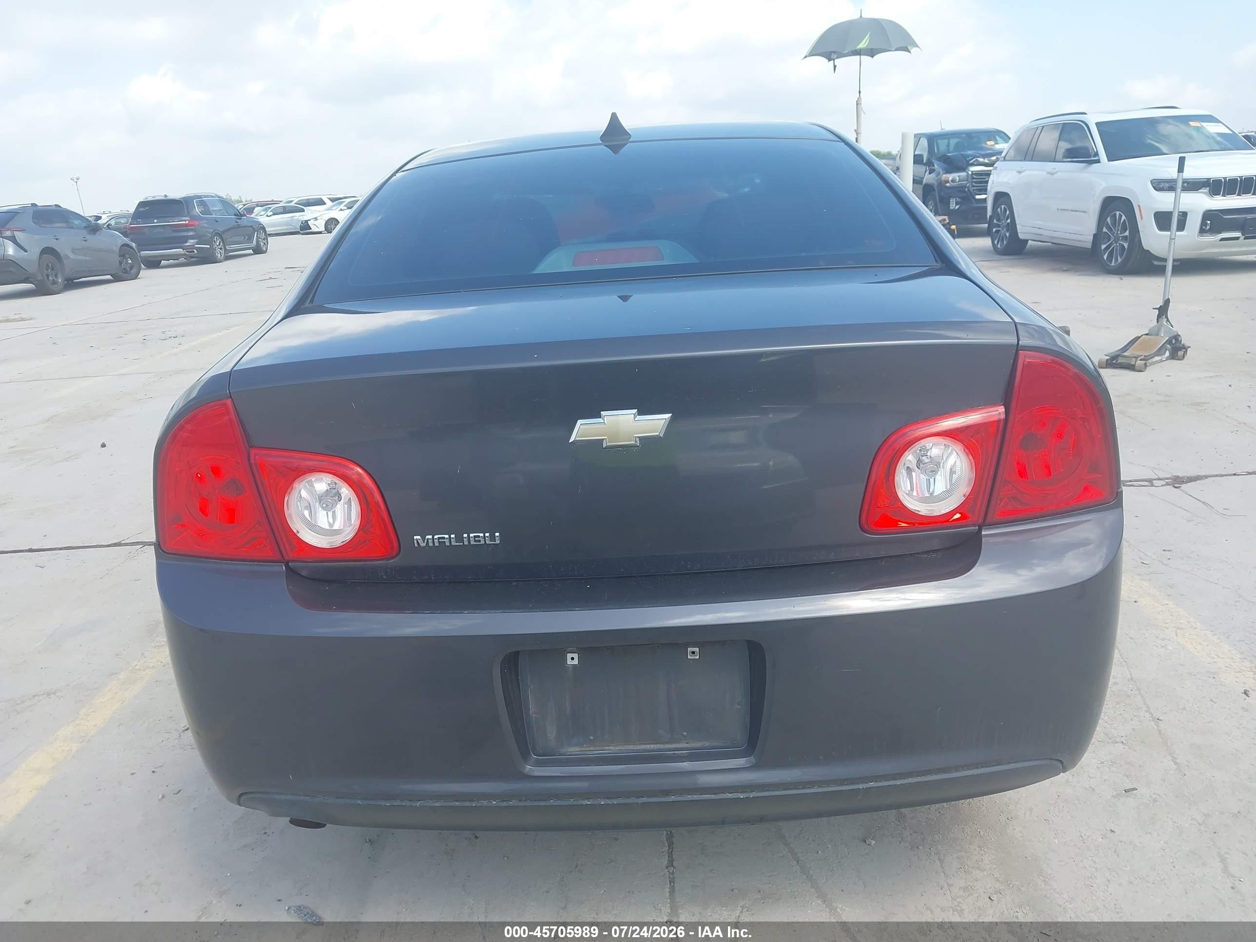 2012 Chevrolet Malibu Ls Gray vin: 1G1ZB5E00CF324907