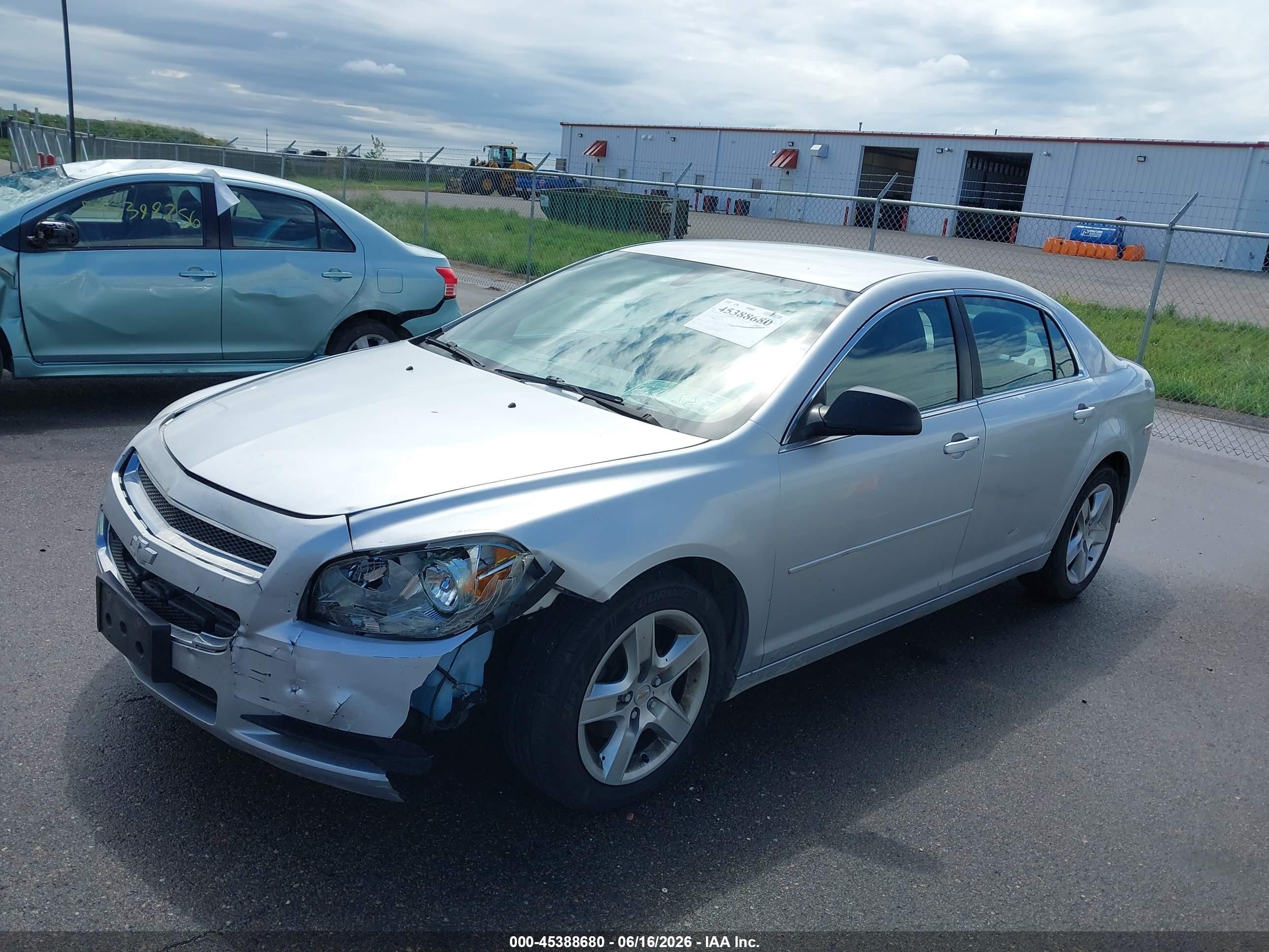 2012 Chevrolet Malibu Ls Silver vin: 1G1ZB5E01CF169431