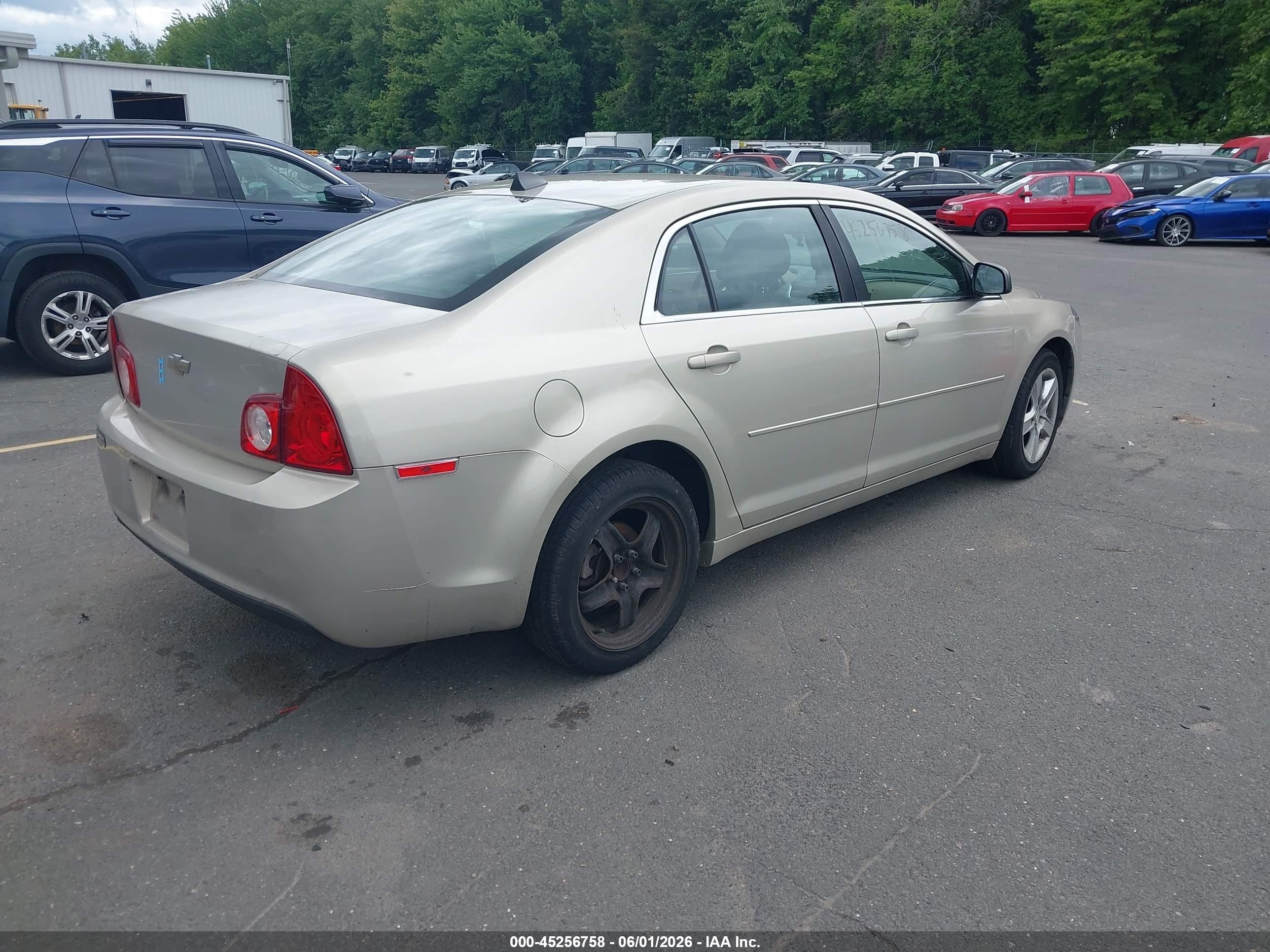 2012 Chevrolet Malibu Ls Beige vin: 1G1ZB5E01CF232219