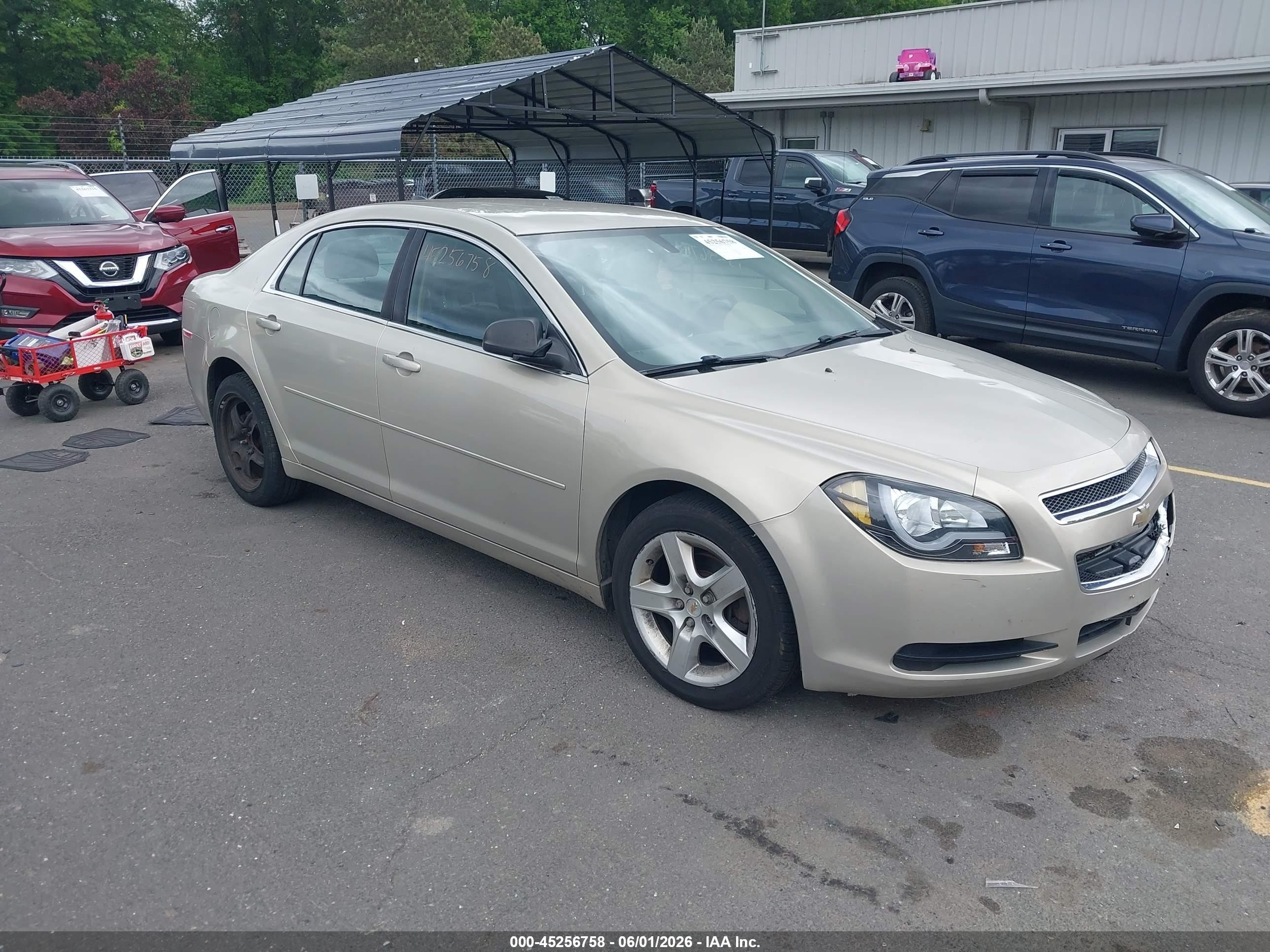 2012 Chevrolet Malibu Ls Beige vin: 1G1ZB5E01CF232219