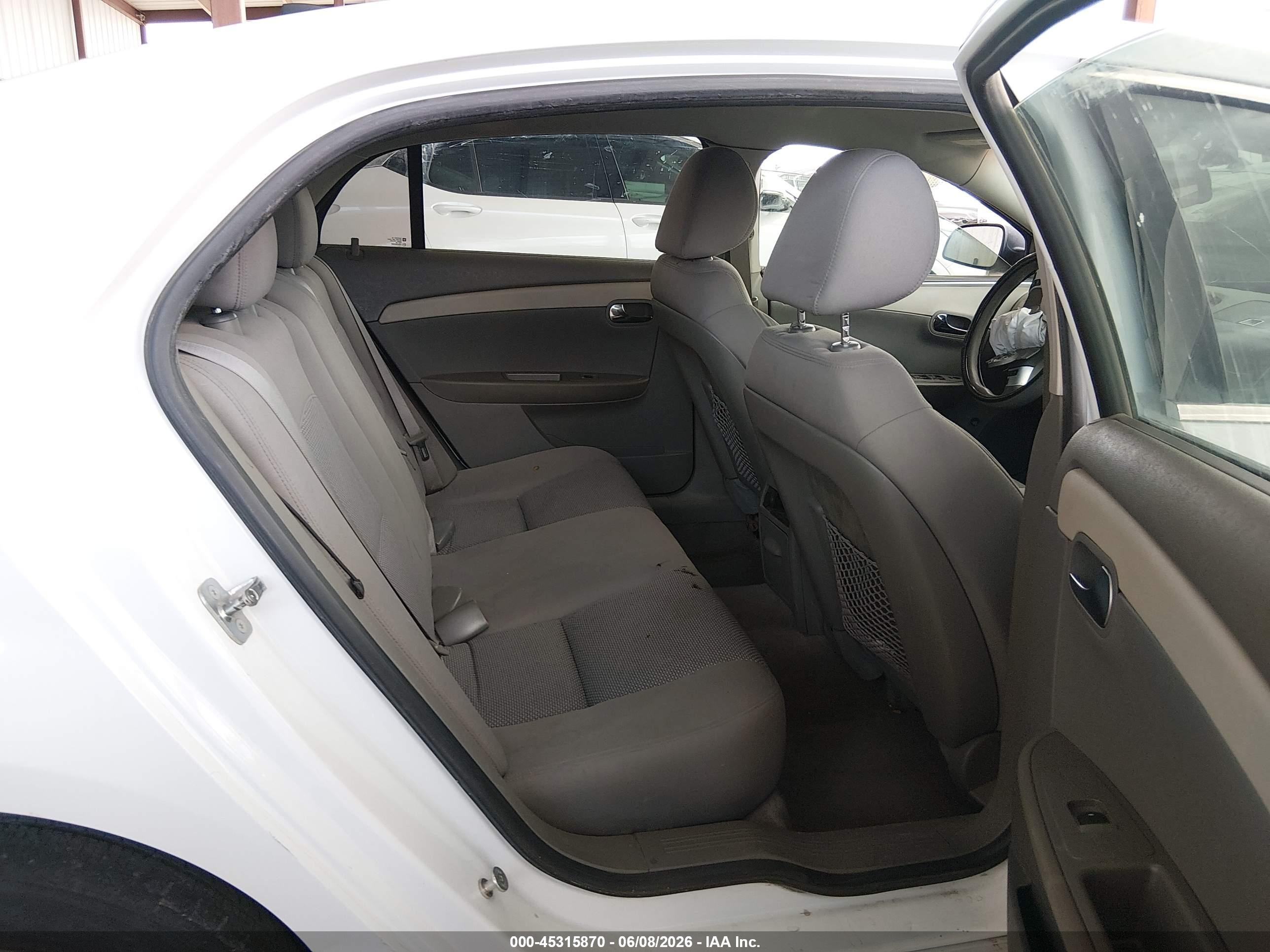 2012 Chevrolet Malibu Ls White vin: 1G1ZB5E01CF235881