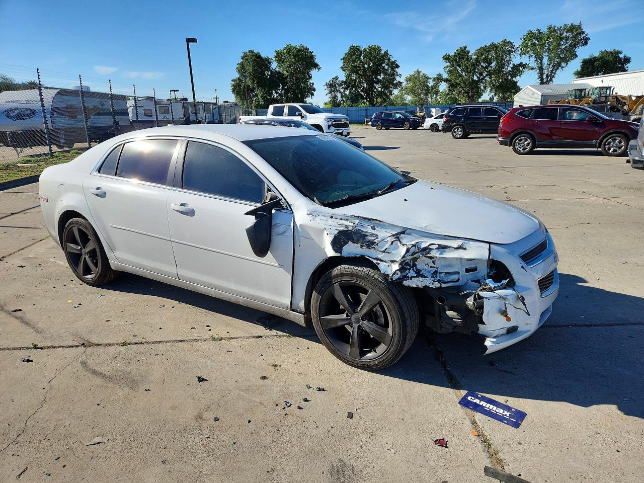 2012 Chevrolet Malibu Ls White vin: 1G1ZB5E01CF245715