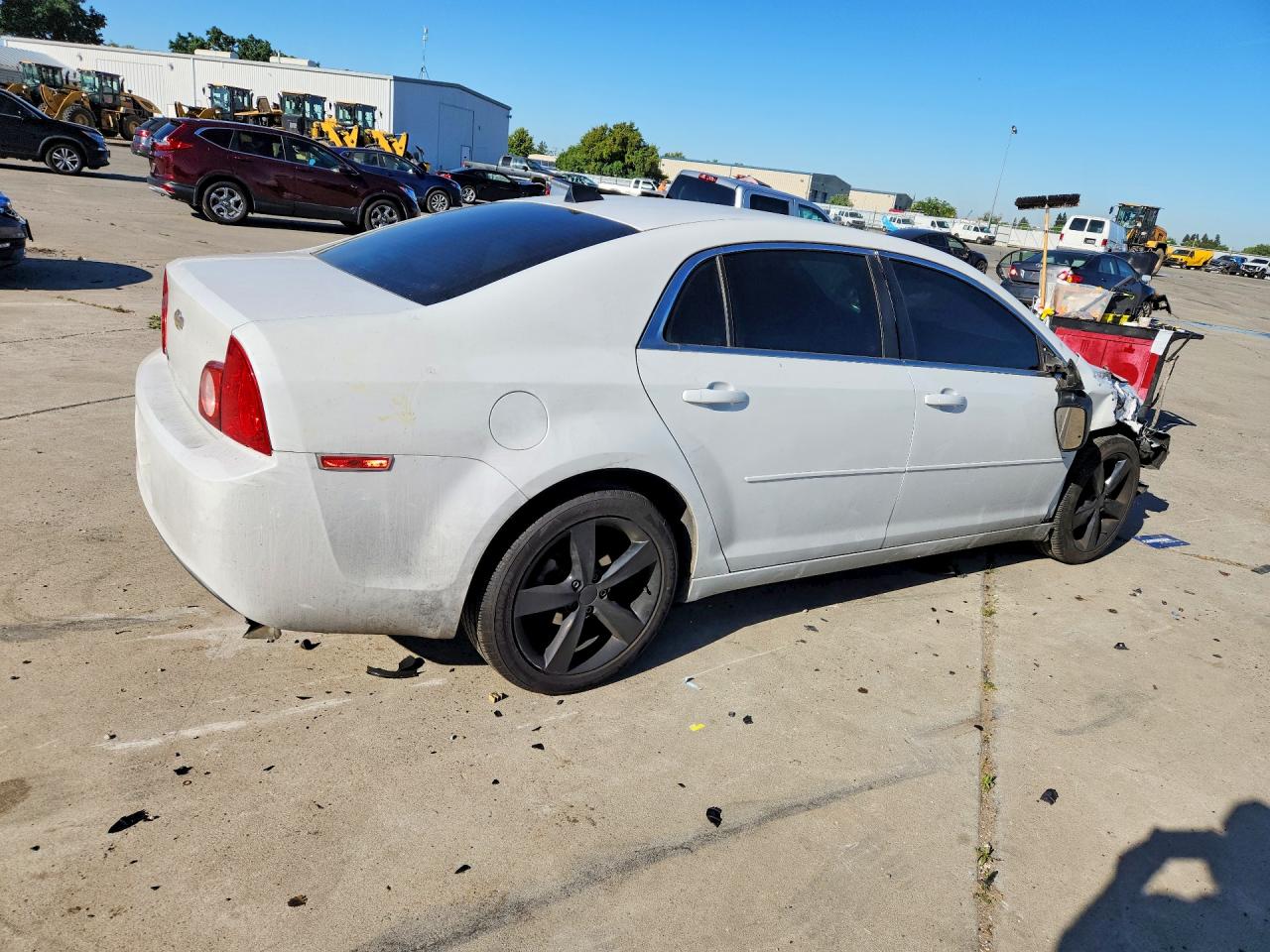 2012 Chevrolet Malibu Ls White vin: 1G1ZB5E01CF245715