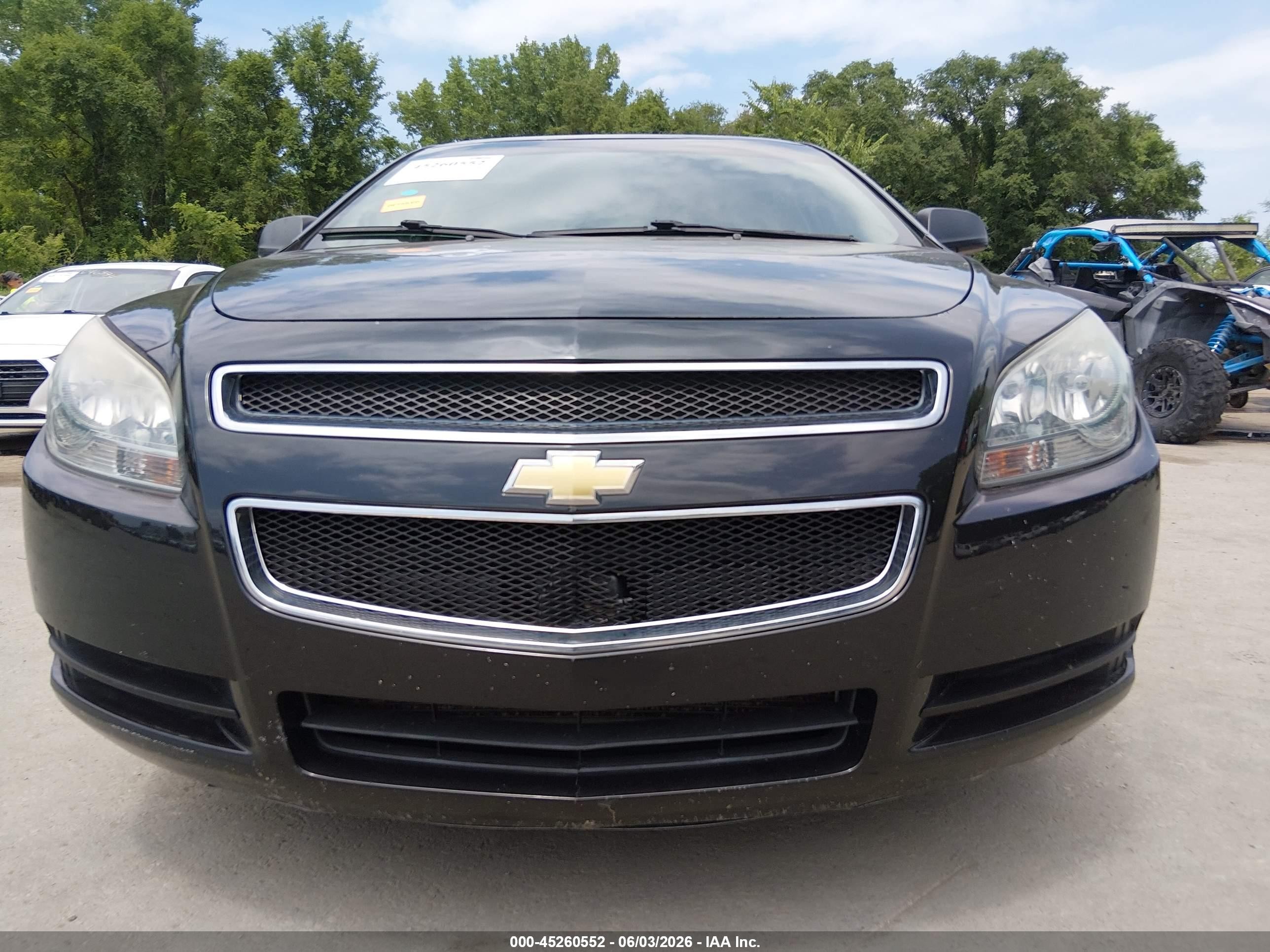 2012 Chevrolet Malibu Ls Black vin: 1G1ZB5E02CF147437