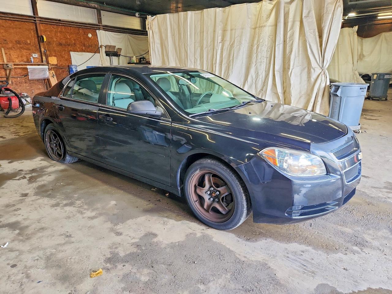 2012 Chevrolet Malibu Ls Black vin: 1G1ZB5E02CF184391