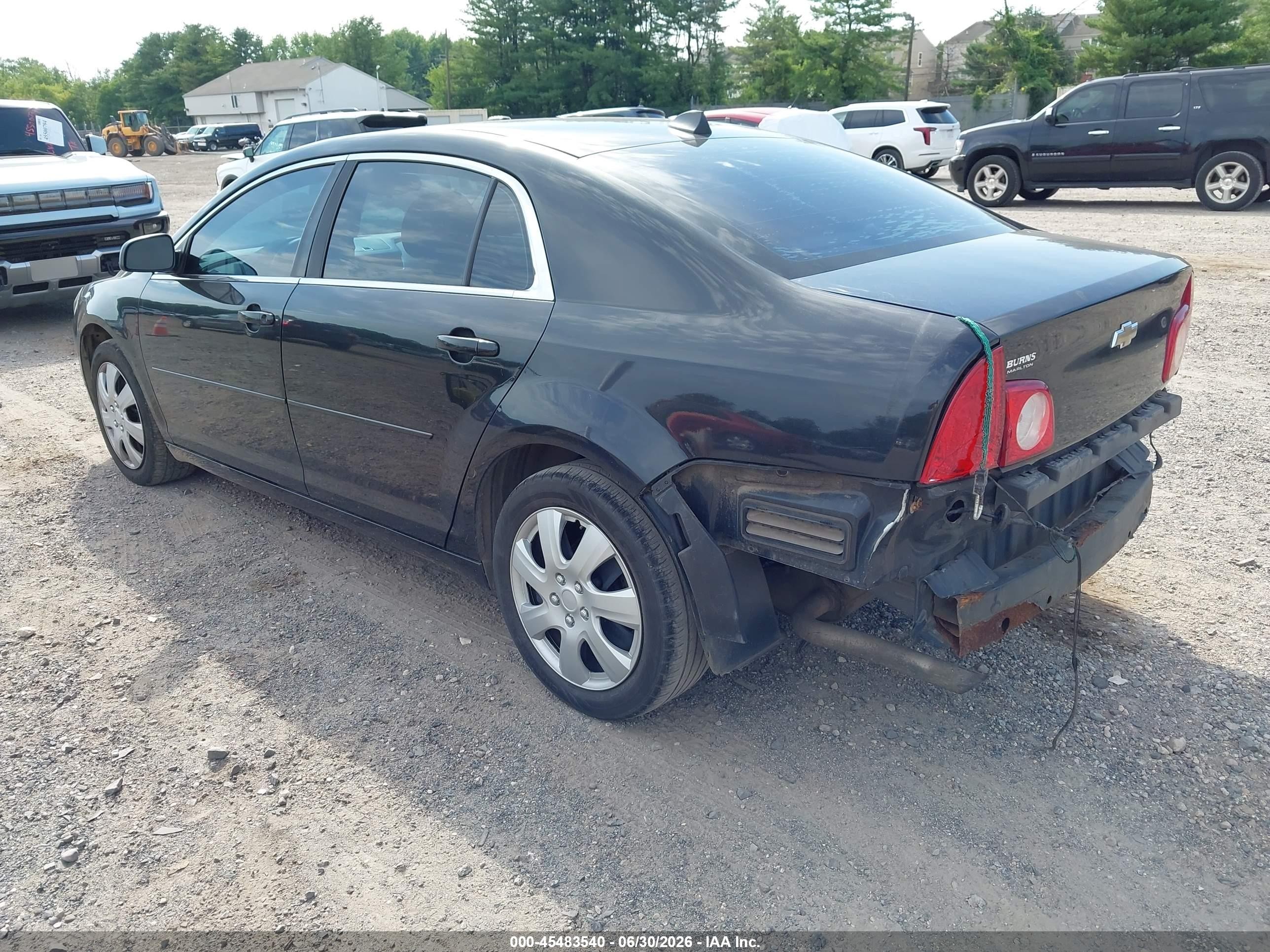 2012 Chevrolet Malibu Ls Черный vin: 1G1ZB5E02CF207684