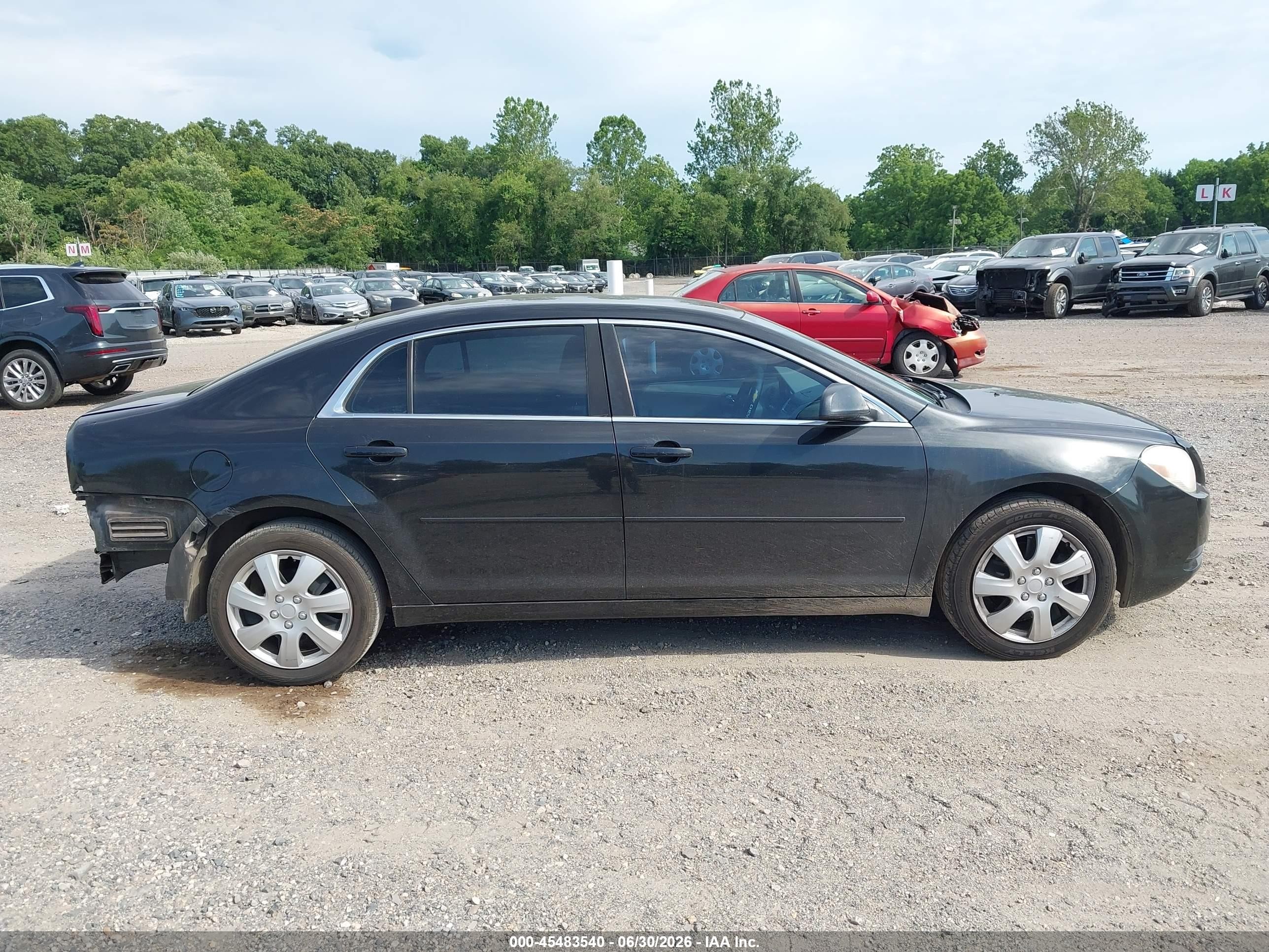 2012 Chevrolet Malibu Ls Черный vin: 1G1ZB5E02CF207684