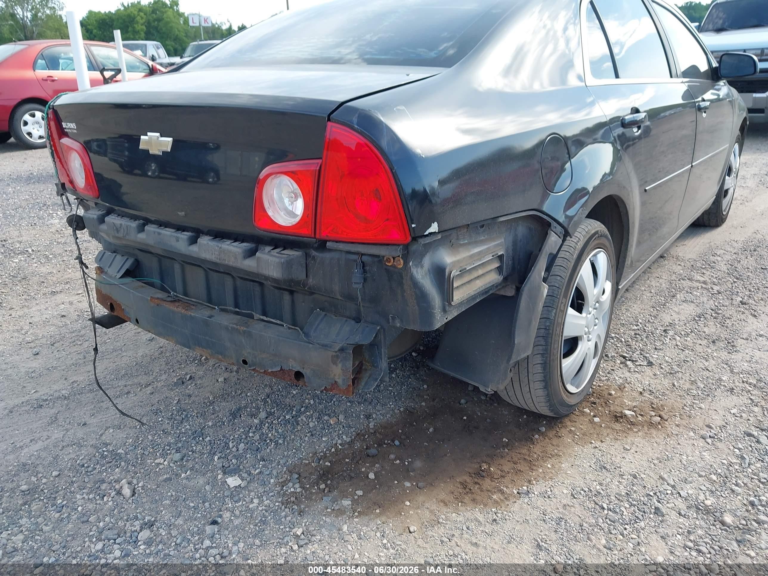 2012 Chevrolet Malibu Ls Черный vin: 1G1ZB5E02CF207684