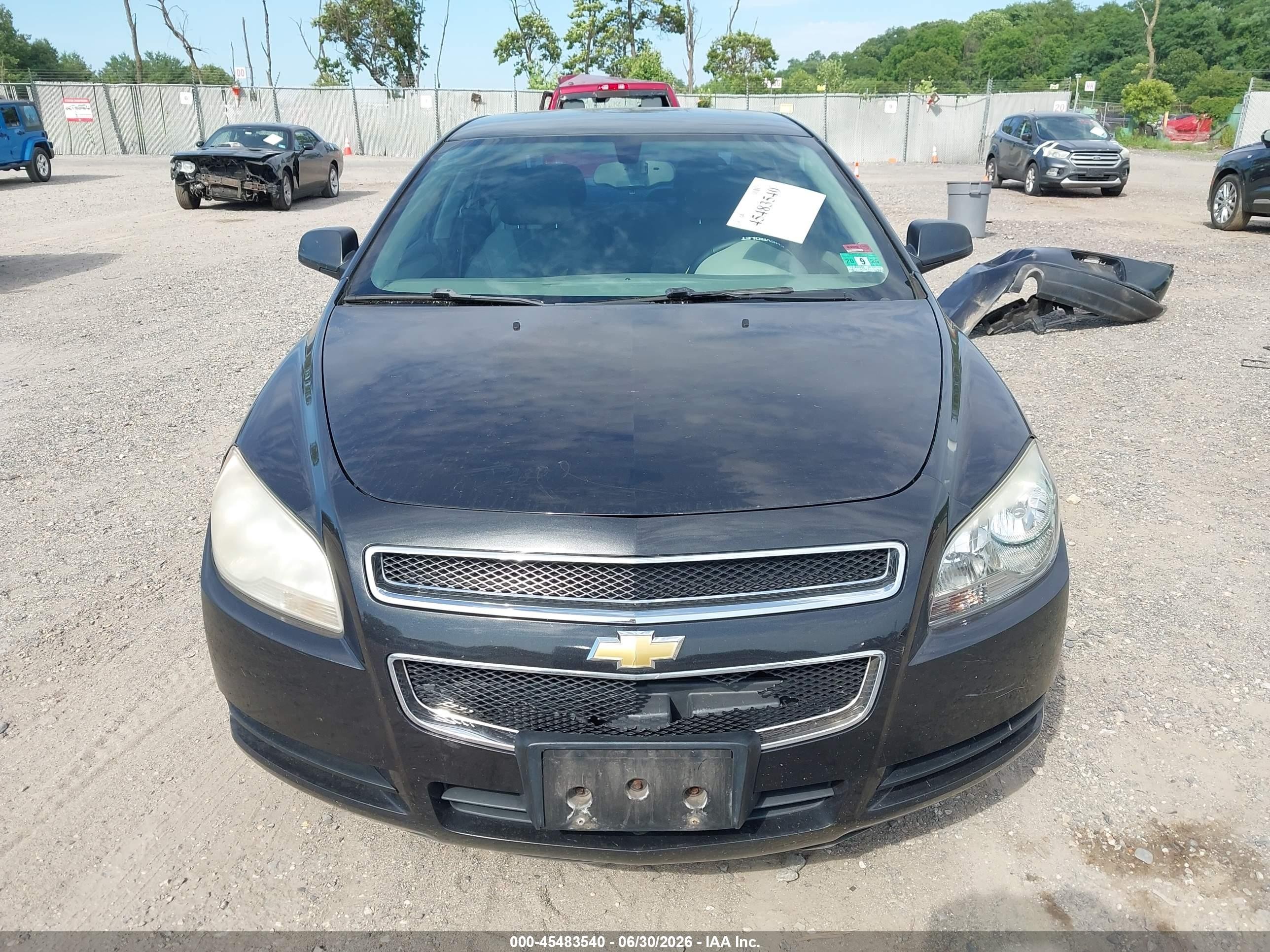 2012 Chevrolet Malibu Ls Черный vin: 1G1ZB5E02CF207684