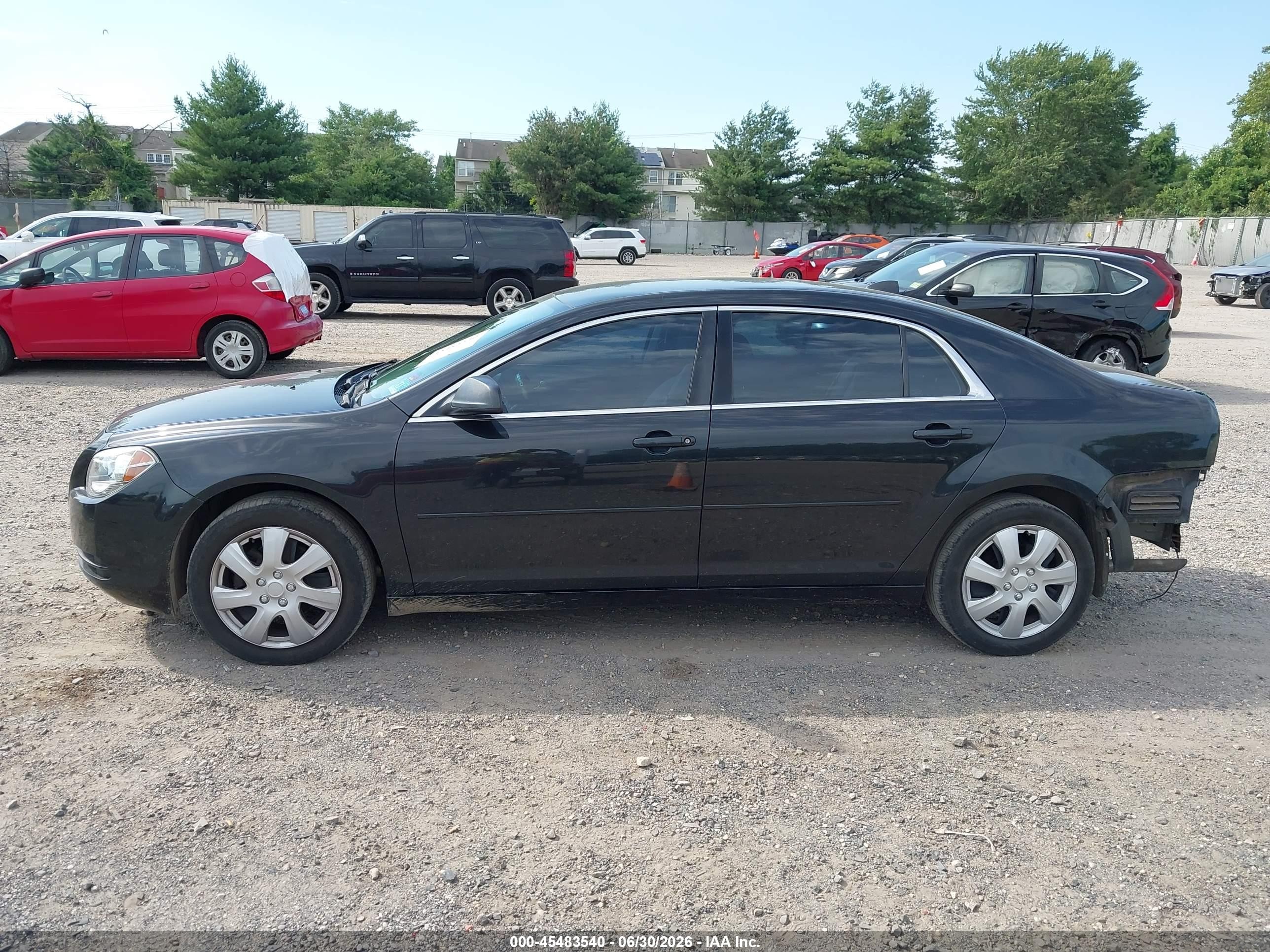 2012 Chevrolet Malibu Ls Черный vin: 1G1ZB5E02CF207684