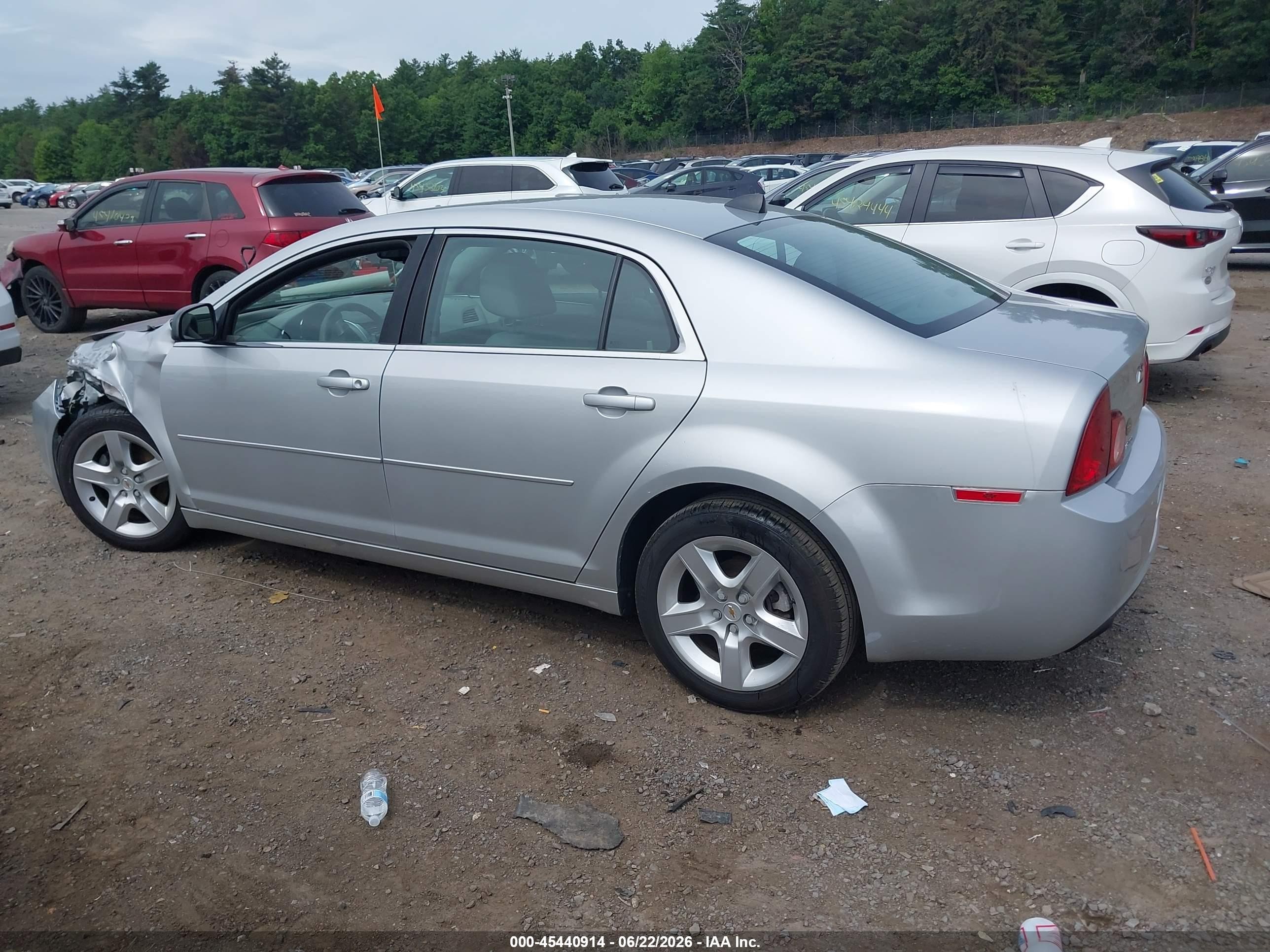 2012 Chevrolet Malibu Ls Silver vin: 1G1ZB5E02CF231127