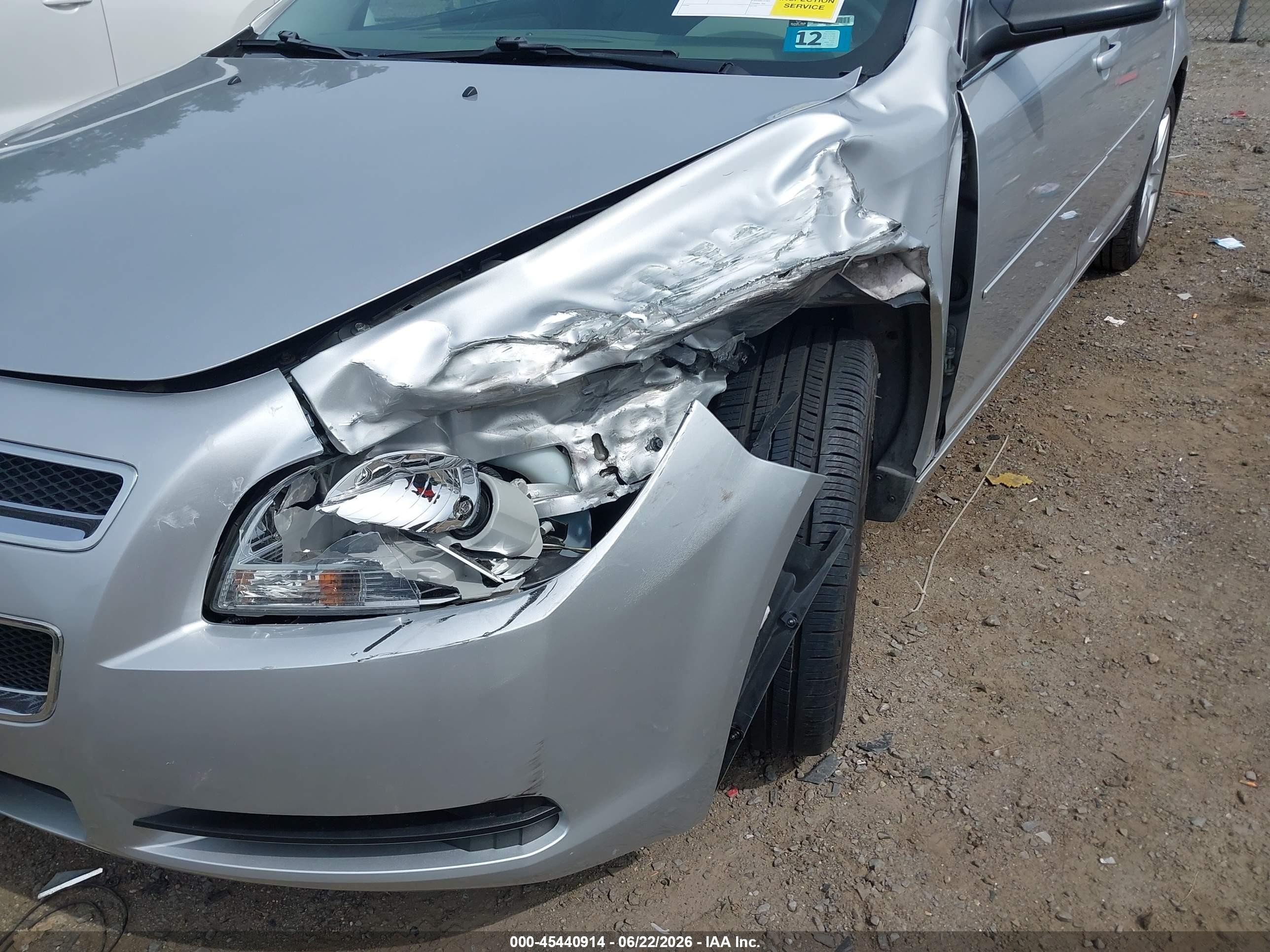 2012 Chevrolet Malibu Ls Silver vin: 1G1ZB5E02CF231127