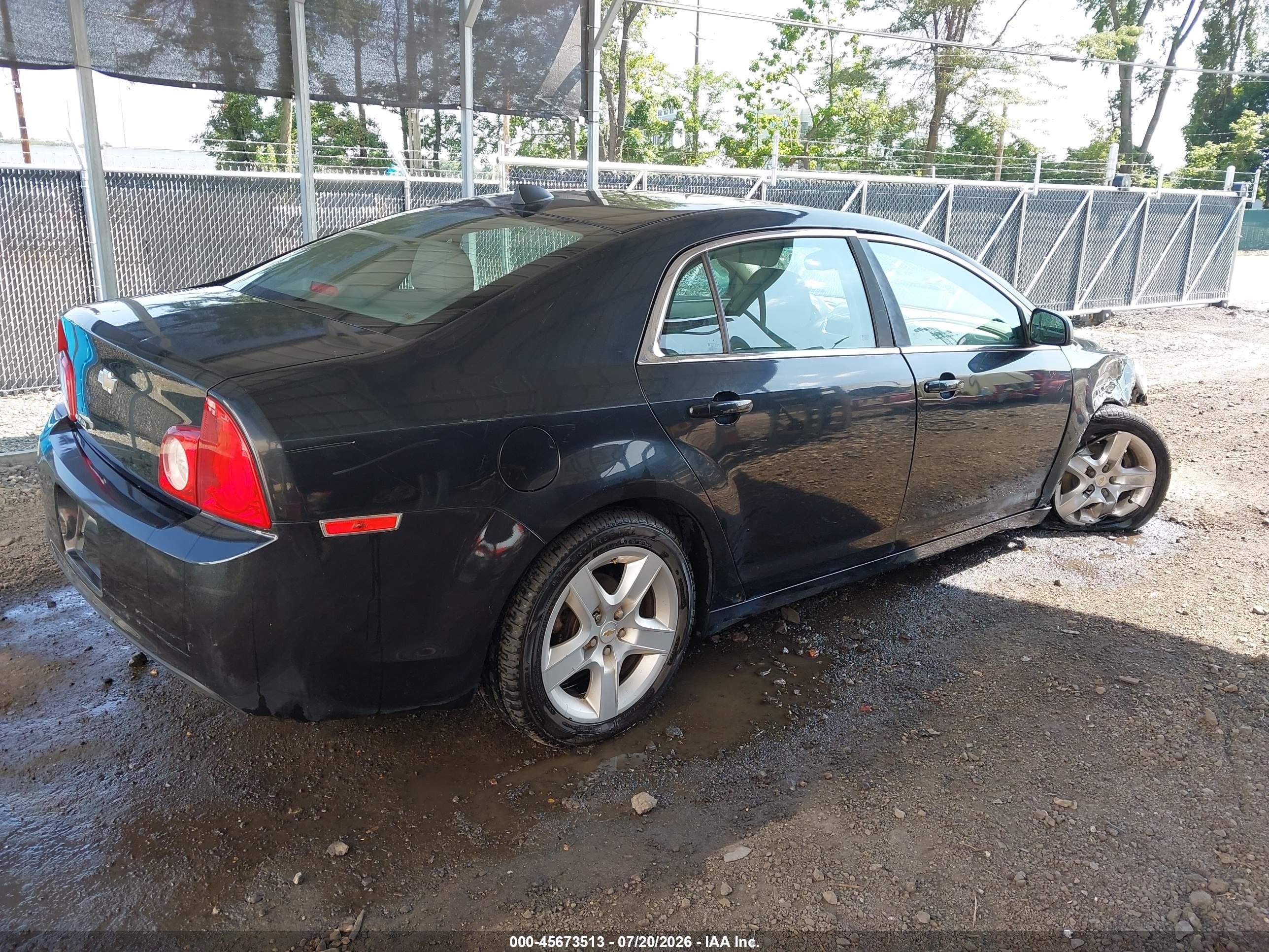 2012 Chevrolet Malibu Ls Black vin: 1G1ZB5E02CF241558
