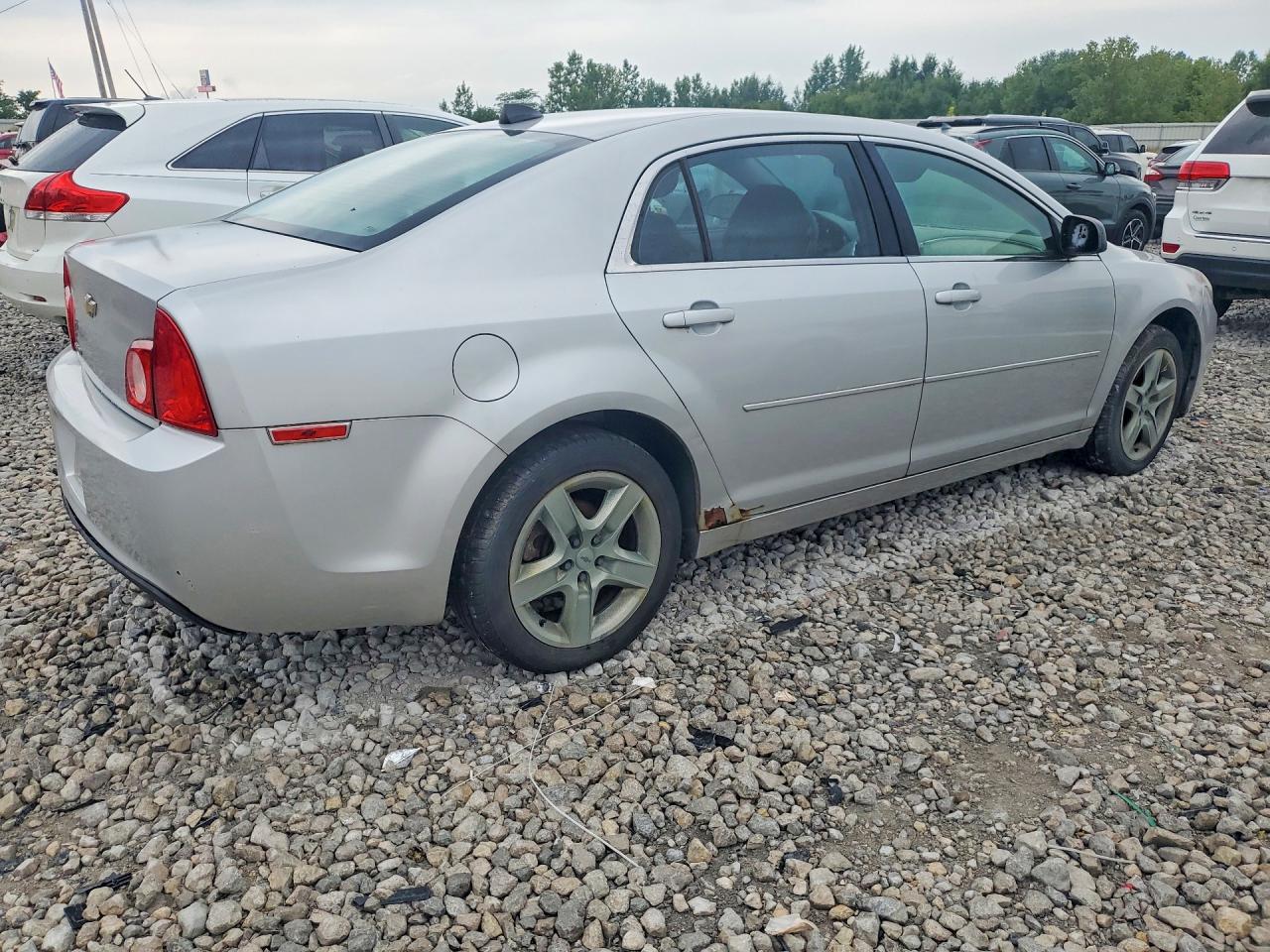 2012 Chevrolet Malibu Ls Silver vin: 1G1ZB5E02CF342485