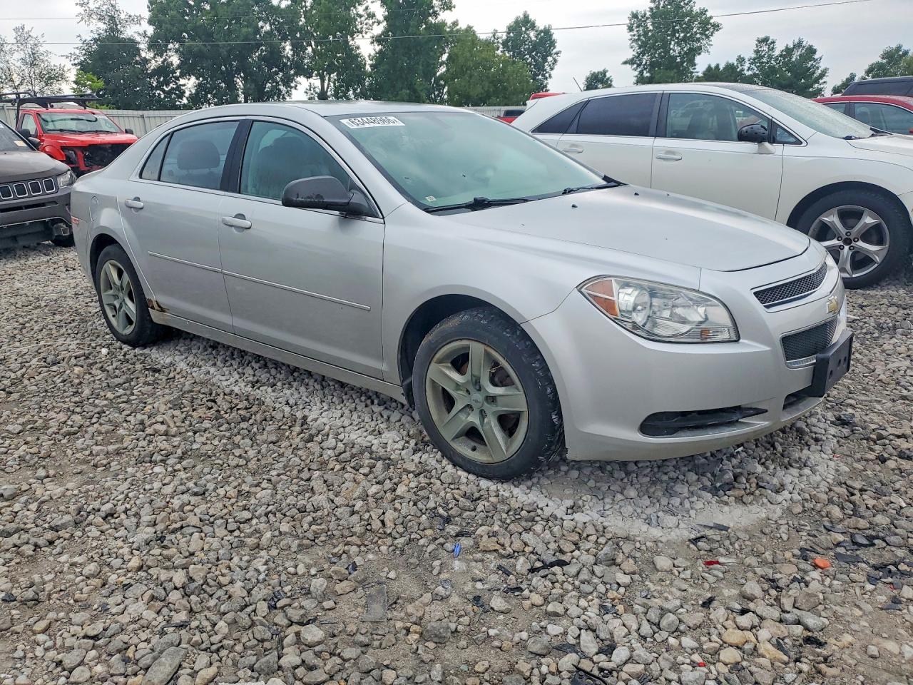 2012 Chevrolet Malibu Ls Silver vin: 1G1ZB5E02CF342485