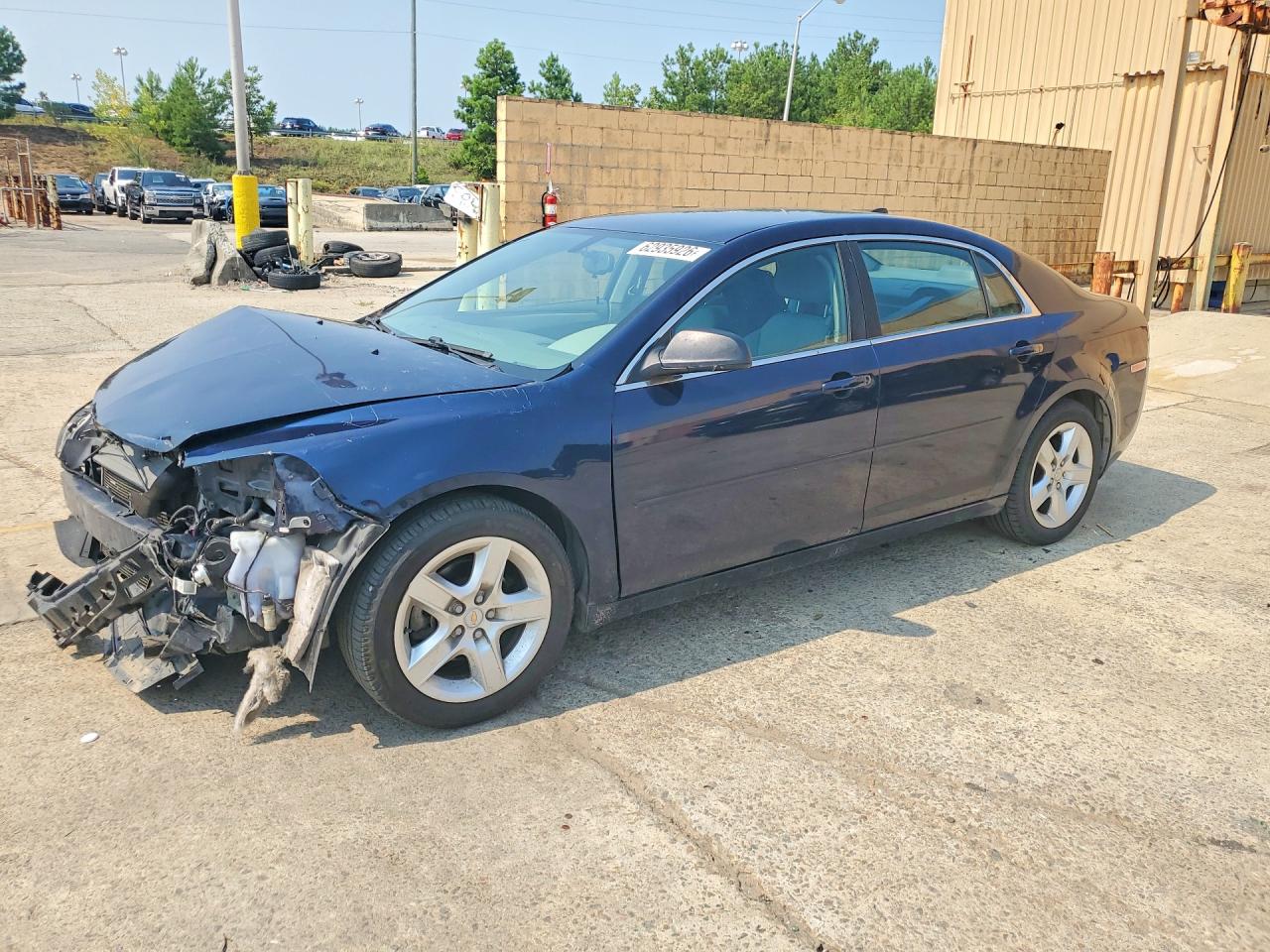 2012 Chevrolet Malibu Ls Blue vin: 1G1ZB5E03CF252178
