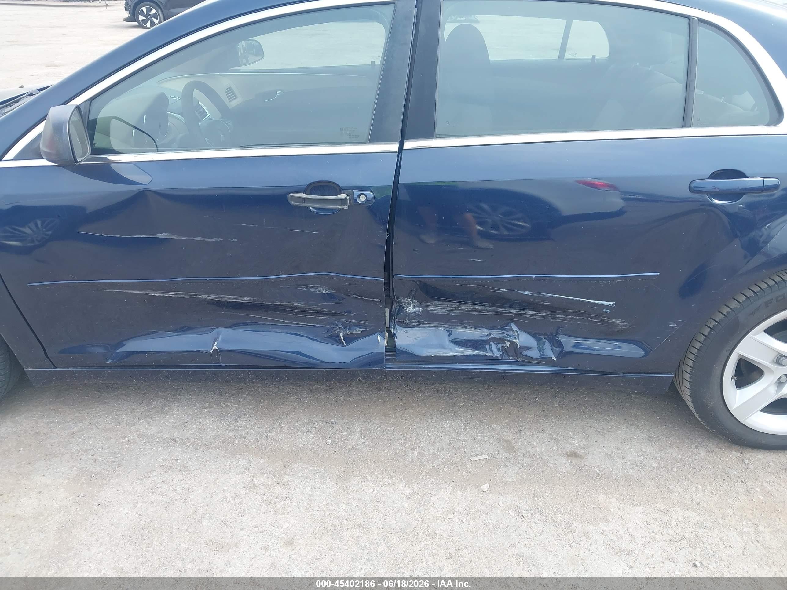 2012 Chevrolet Malibu Ls Blue vin: 1G1ZB5E03CF292969