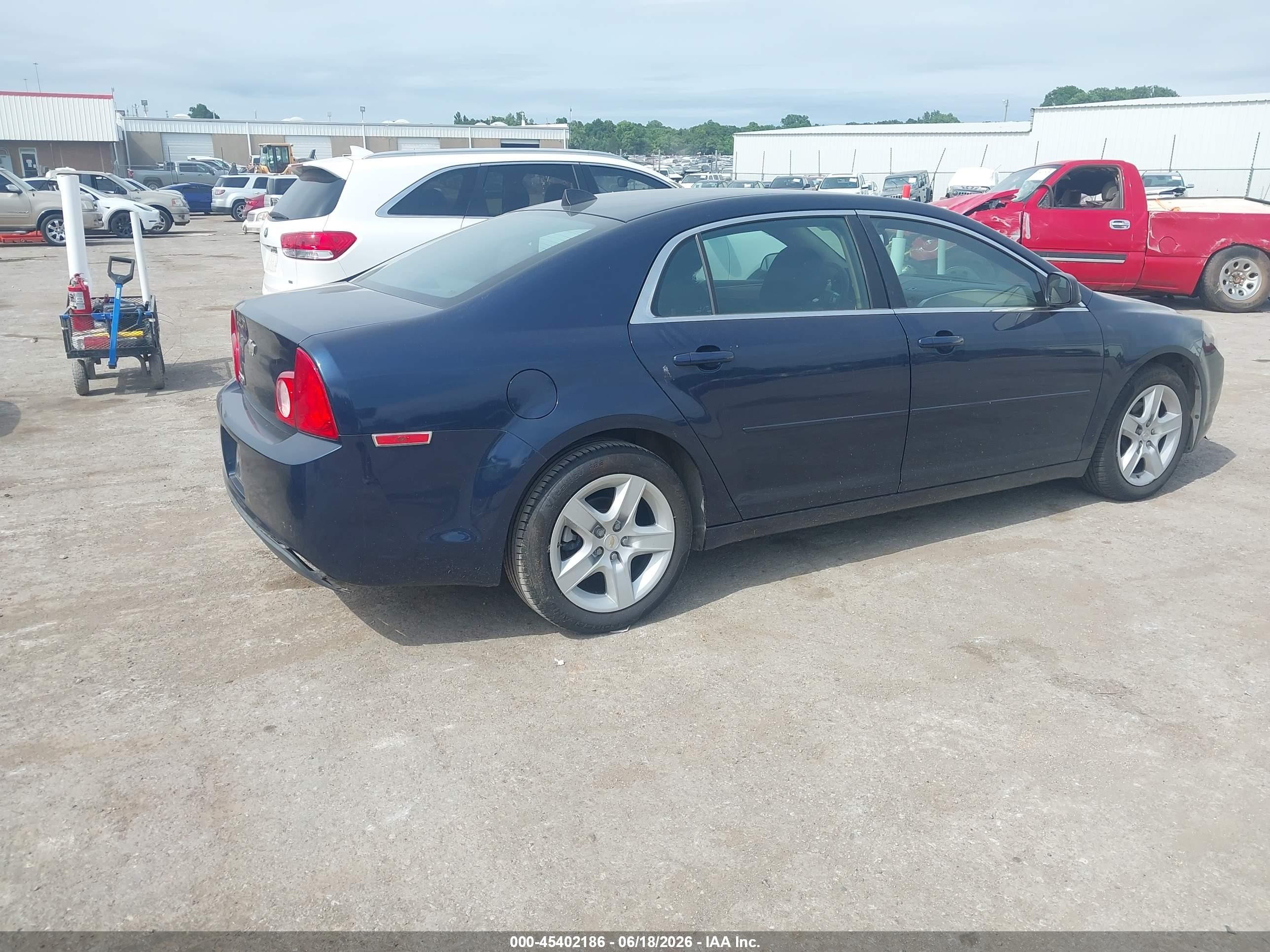 2012 Chevrolet Malibu Ls Blue vin: 1G1ZB5E03CF292969