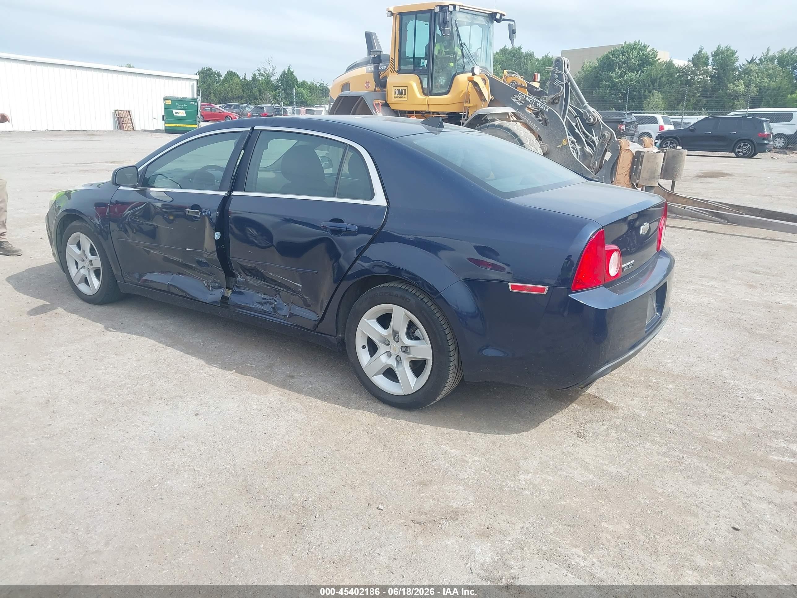 2012 Chevrolet Malibu Ls Blue vin: 1G1ZB5E03CF292969