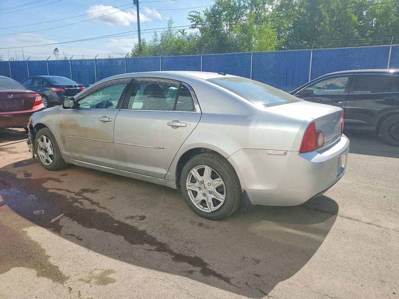 2010 Chevrolet Malibu Ls Silver vin: 1G1ZB5E04AF213760