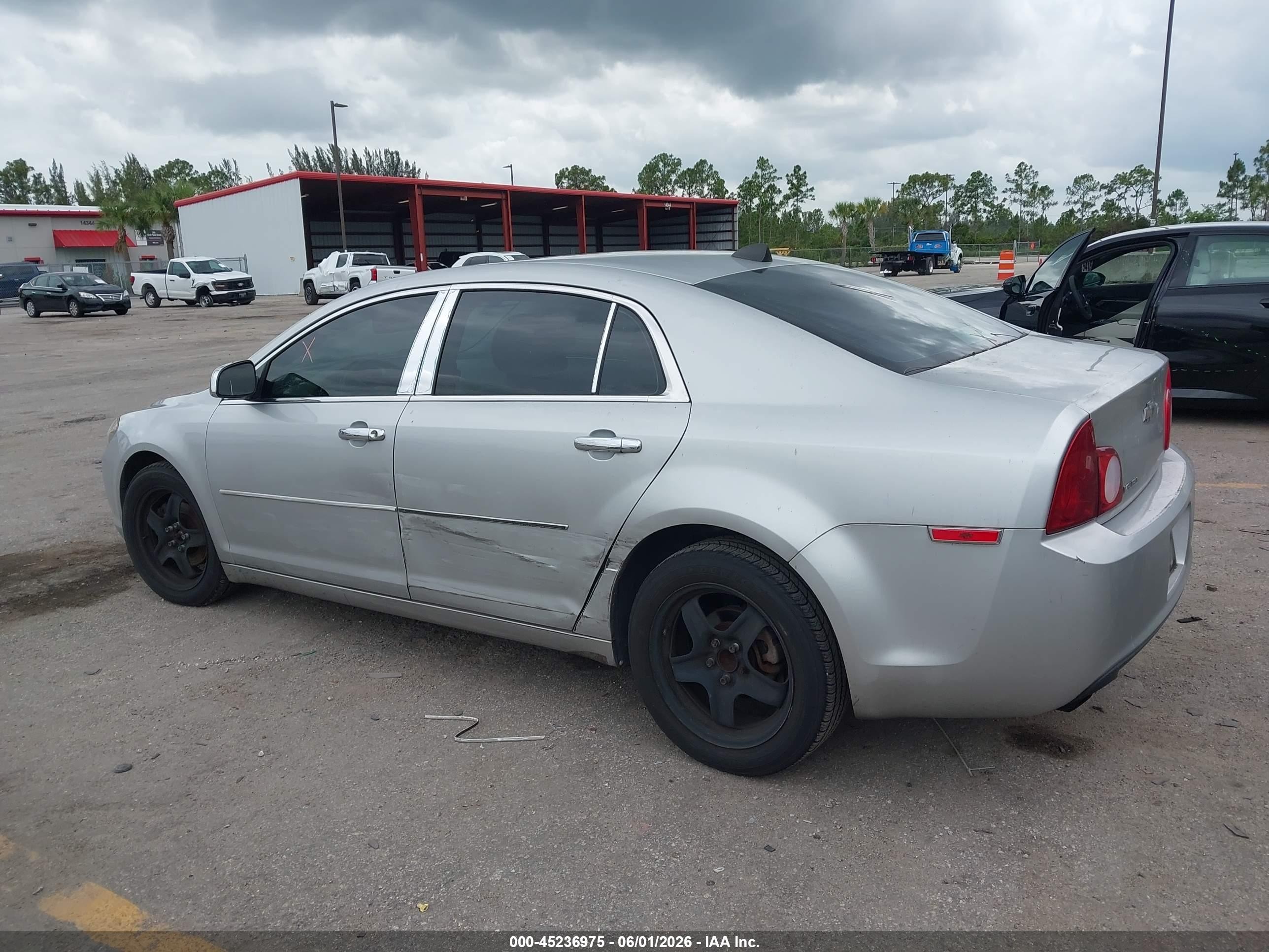2012 Chevrolet Malibu Ls Silver vin: 1G1ZB5E04CF168337