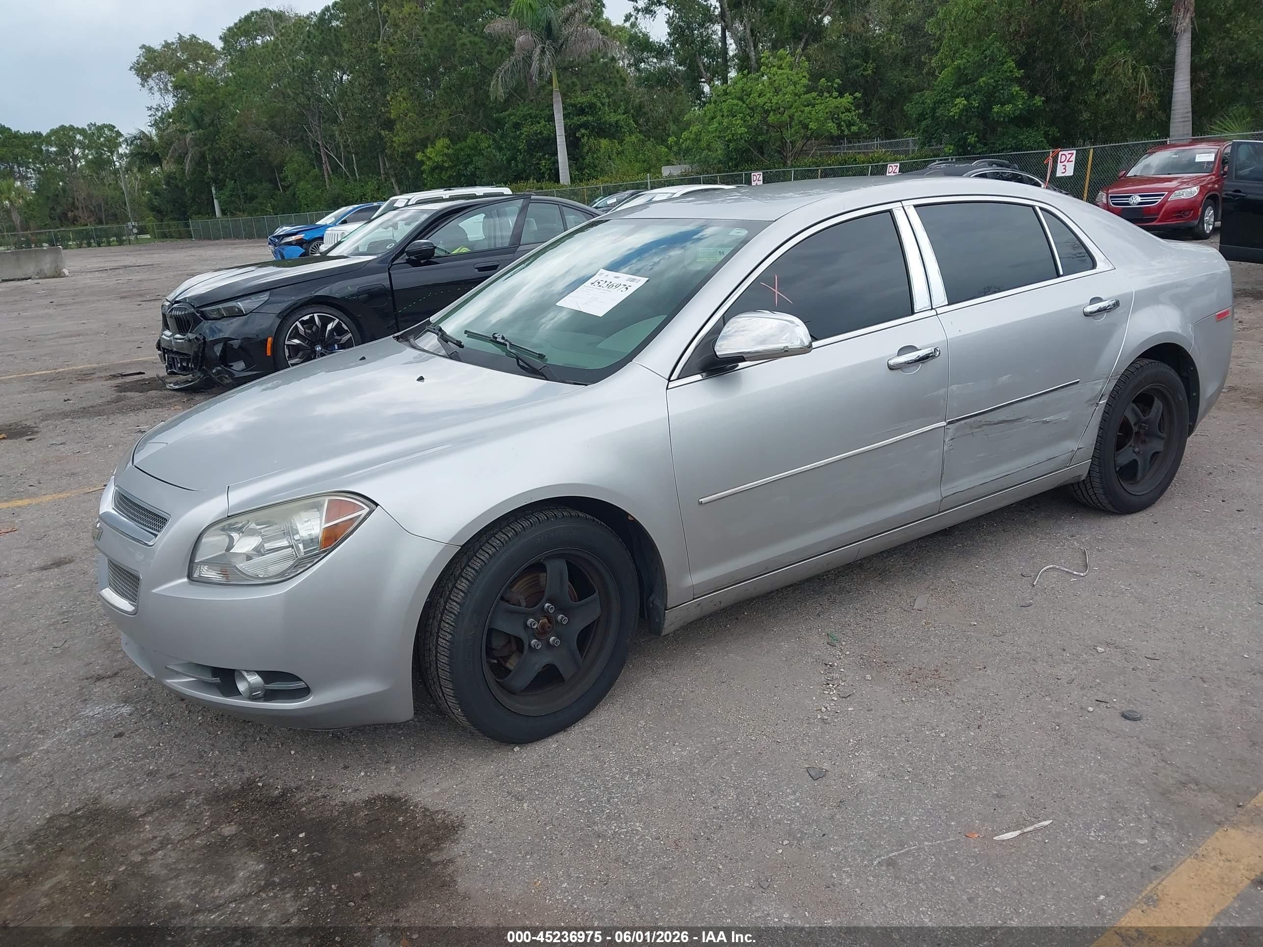 2012 Chevrolet Malibu Ls Silver vin: 1G1ZB5E04CF168337