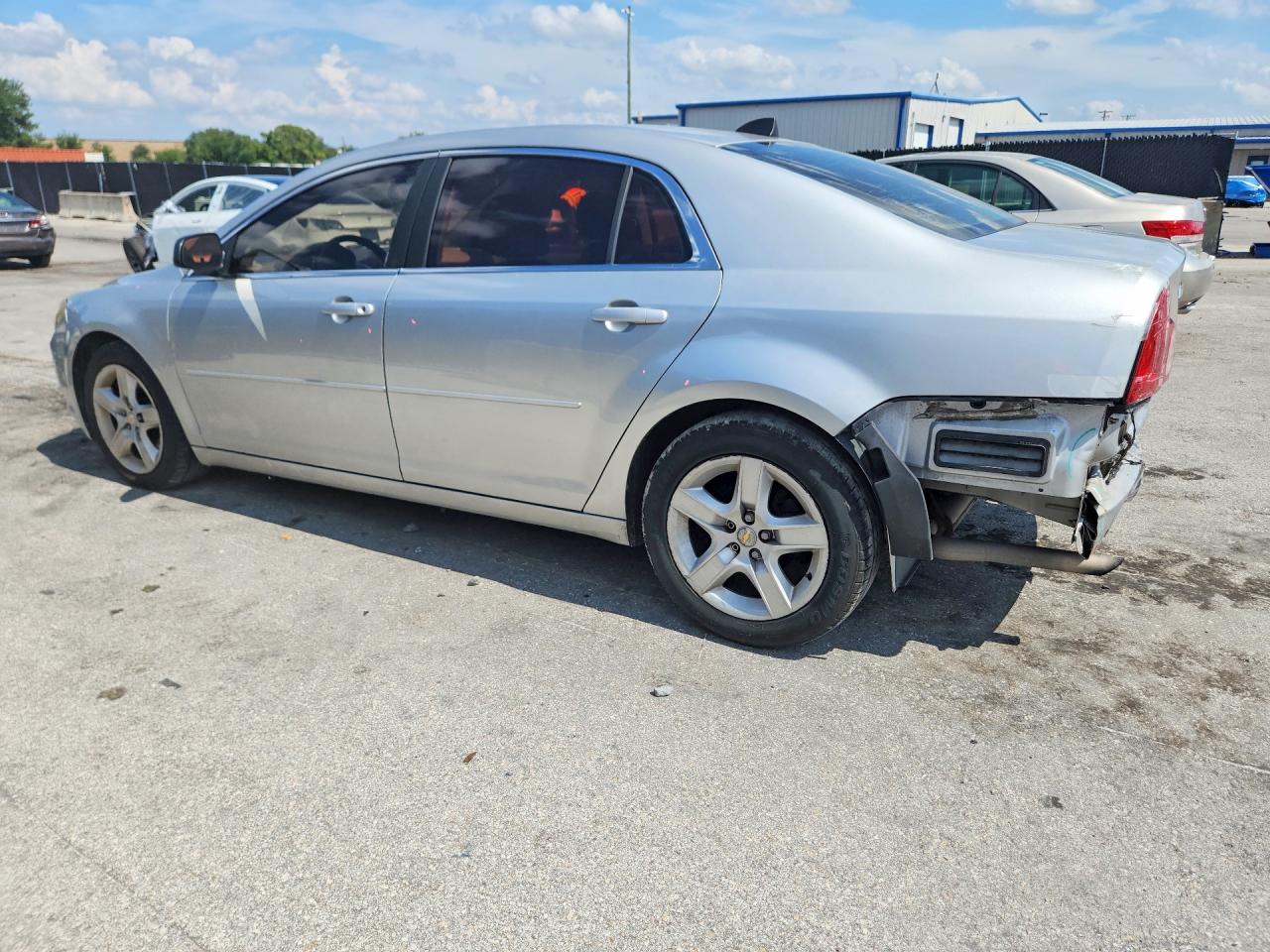 2012 Chevrolet Malibu Ls Silver vin: 1G1ZB5E04CF286968