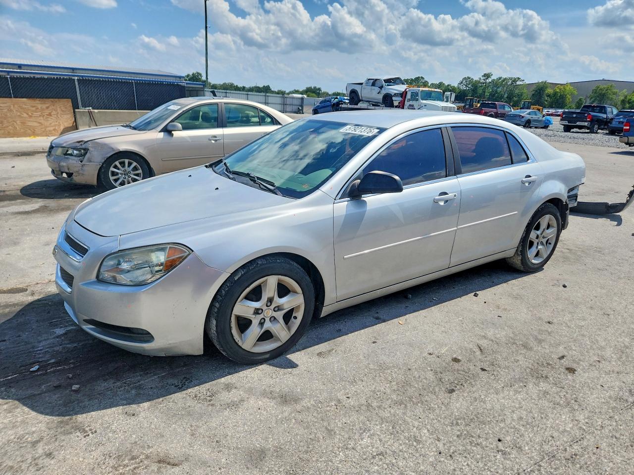 2012 Chevrolet Malibu Ls Silver vin: 1G1ZB5E04CF286968