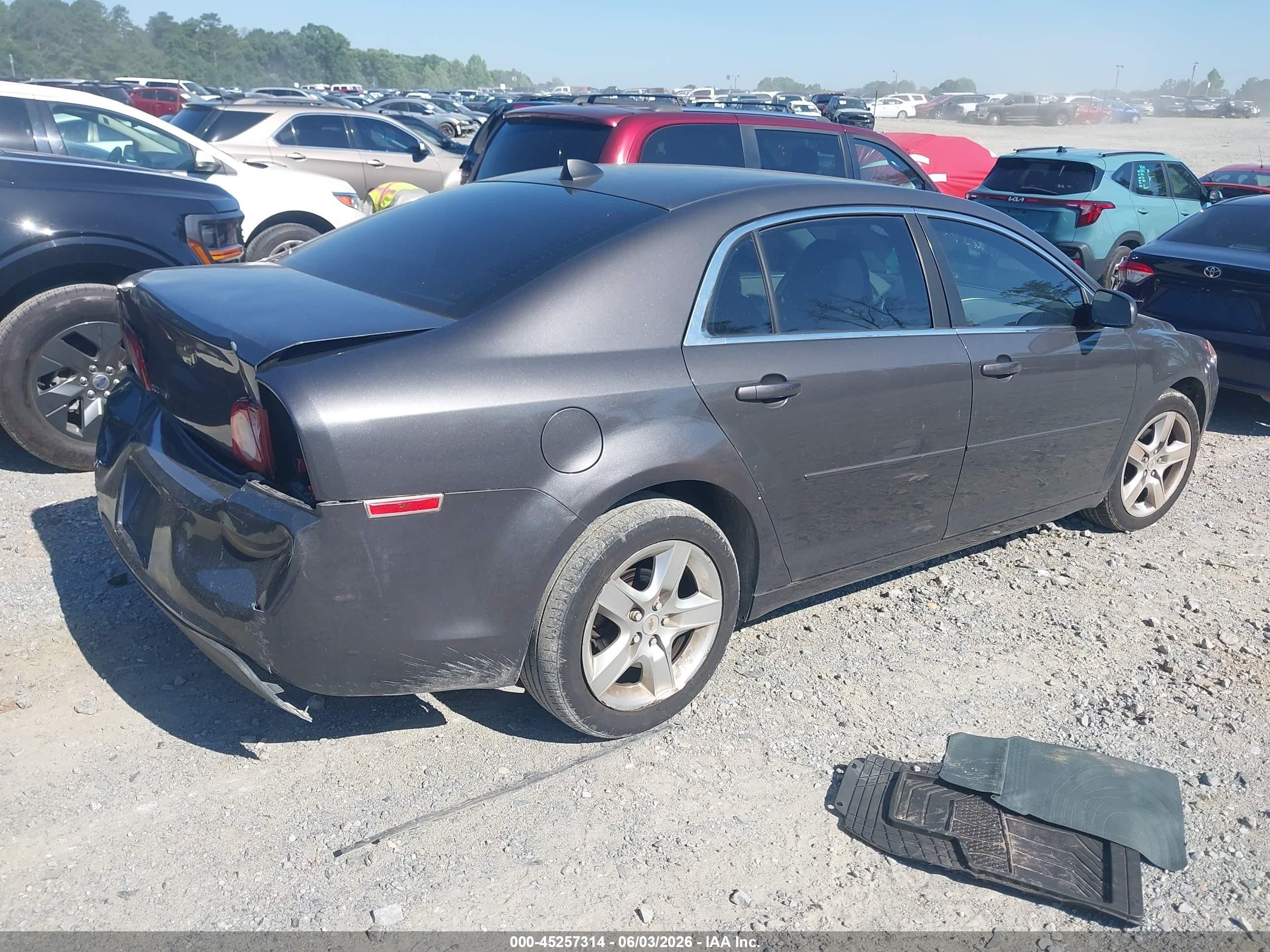 2012 Chevrolet Malibu Ls Gray vin: 1G1ZB5E04CF287201