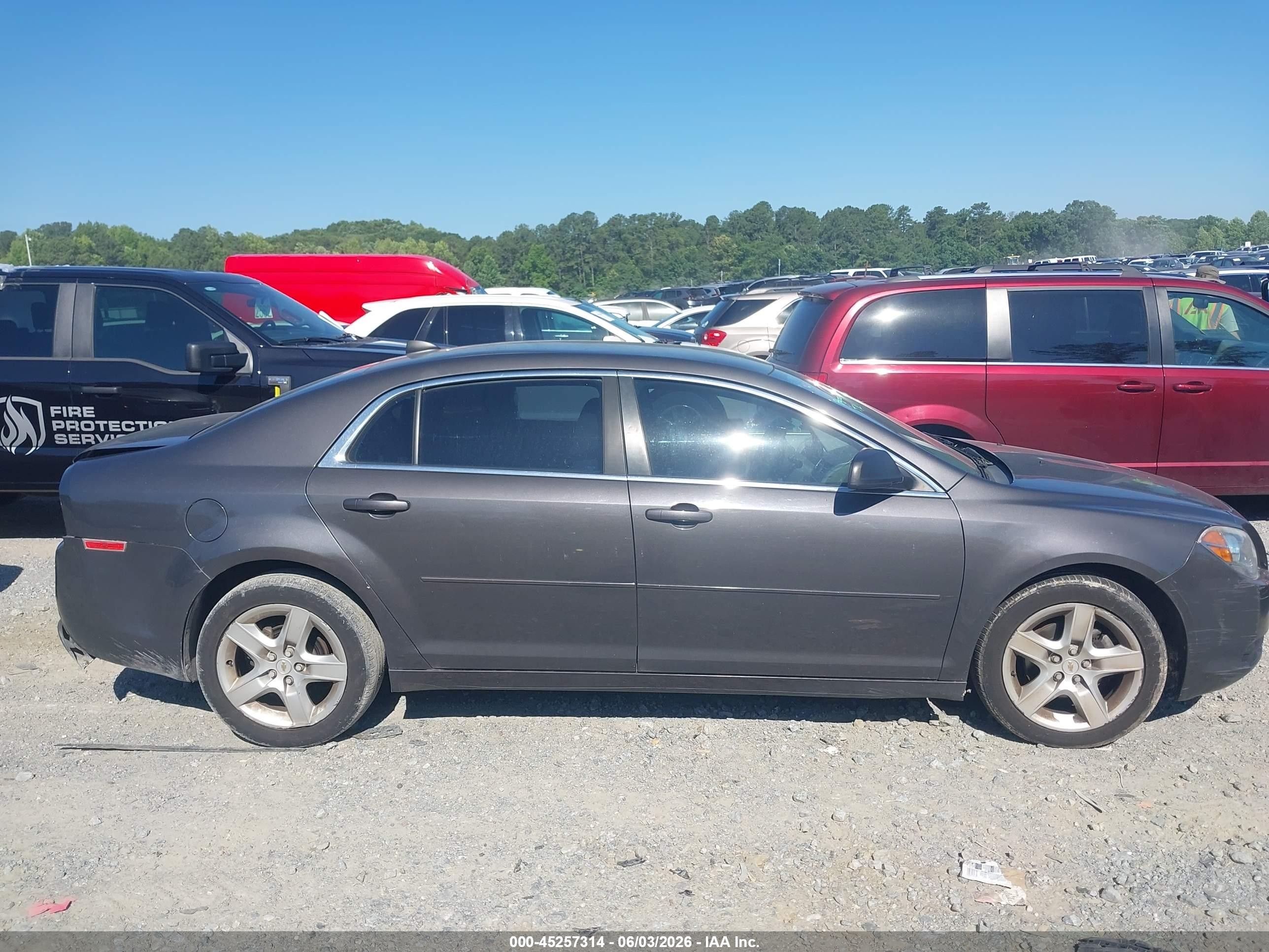2012 Chevrolet Malibu Ls Gray vin: 1G1ZB5E04CF287201