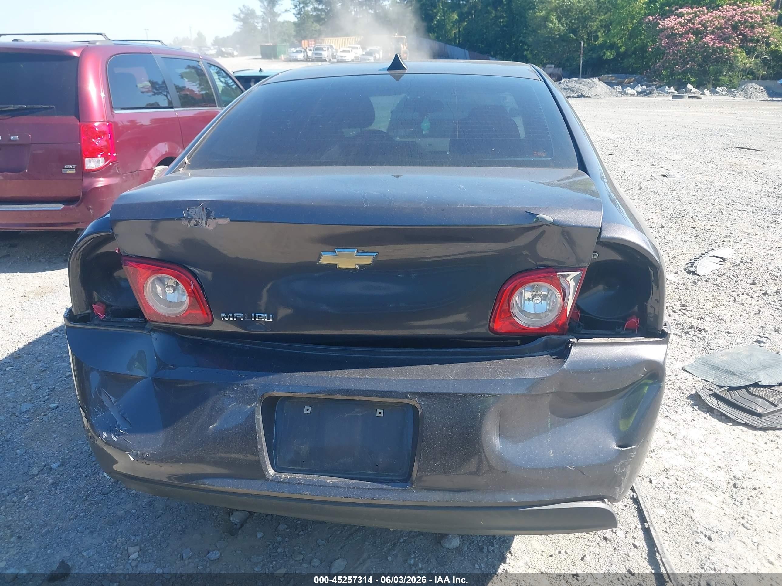 2012 Chevrolet Malibu Ls Gray vin: 1G1ZB5E04CF287201
