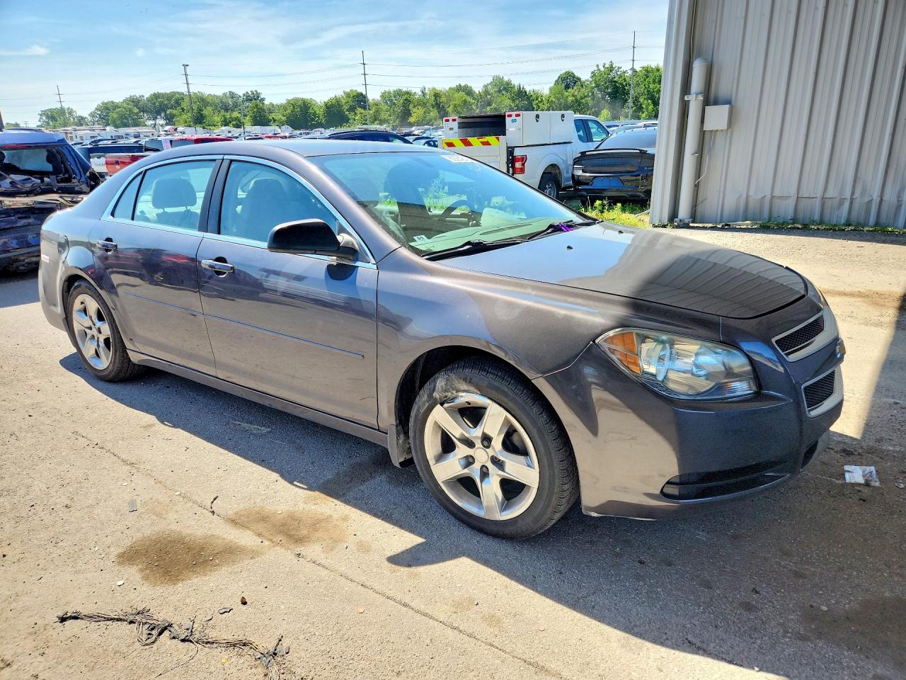 2012 Chevrolet Malibu Ls Gray vin: 1G1ZB5E04CF336008