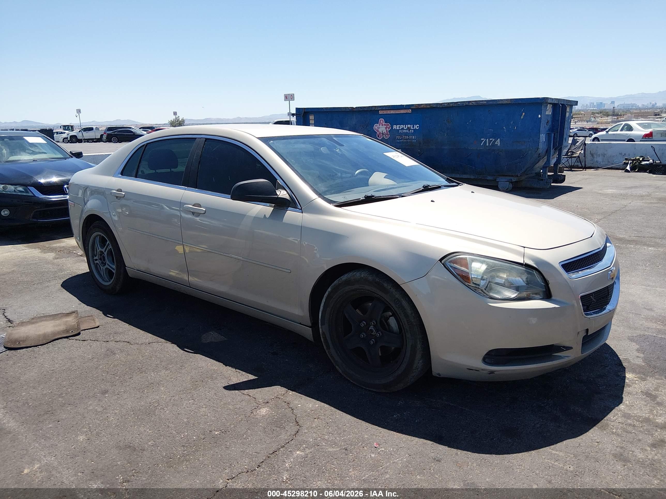 2012 Chevrolet Malibu Ls Champagne vin: 1G1ZB5E05CF113217