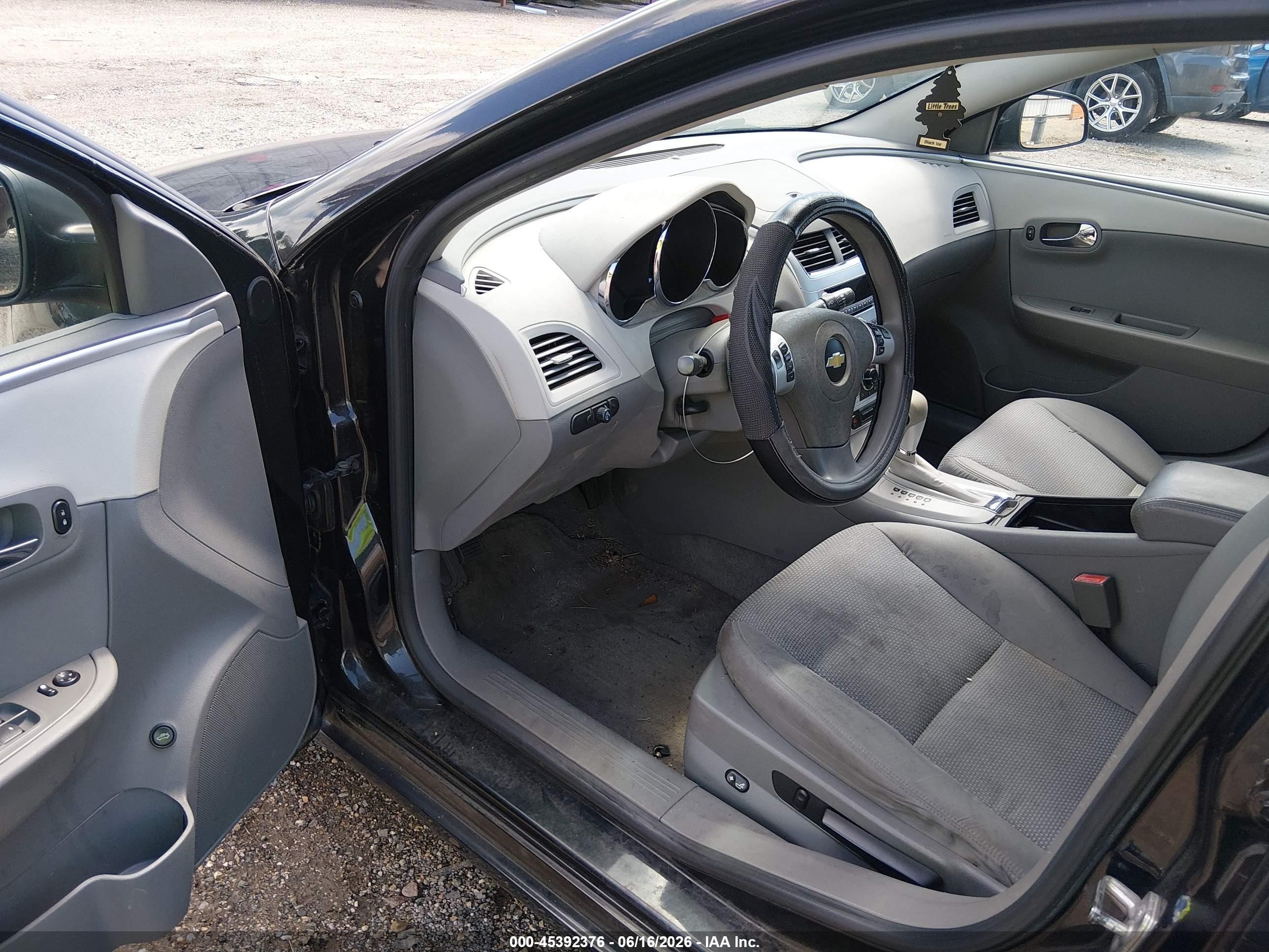 2012 Chevrolet Malibu Ls Black vin: 1G1ZB5E05CF151109