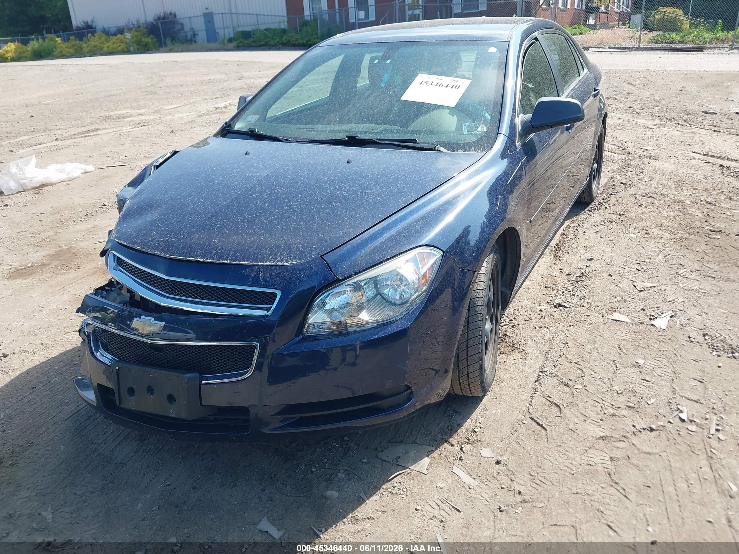 2012 Chevrolet Malibu Ls Blue vin: 1G1ZB5E05CF227413