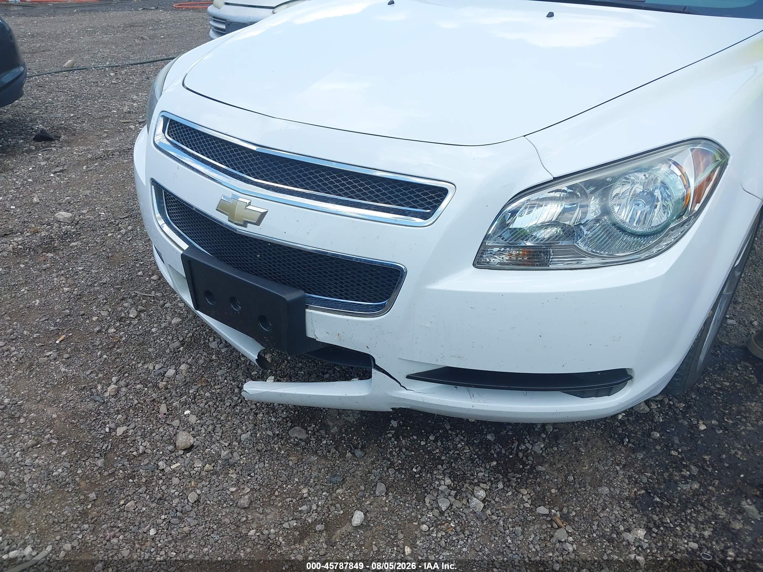 2012 Chevrolet Malibu Ls Yellow vin: 1G1ZB5E05CF254269