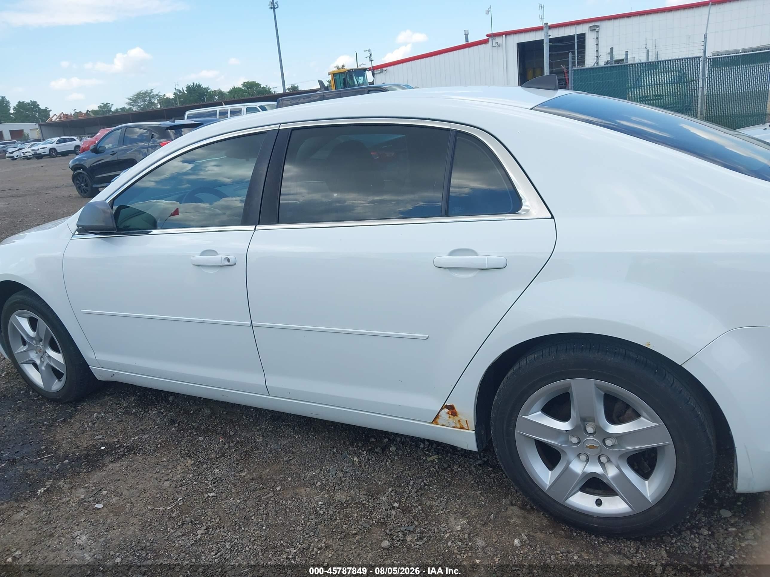 2012 Chevrolet Malibu Ls Yellow vin: 1G1ZB5E05CF254269