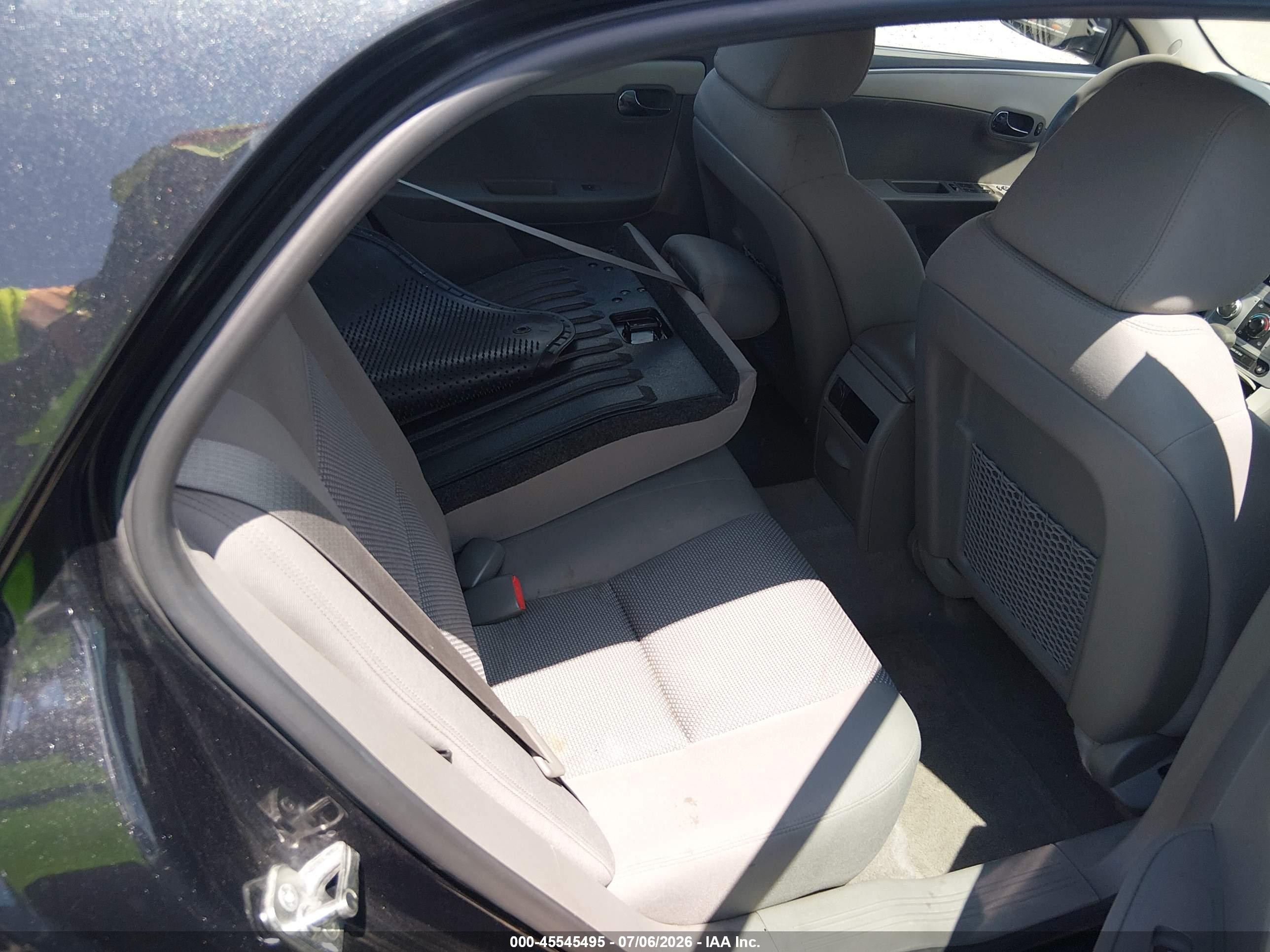 2012 Chevrolet Malibu Ls Black vin: 1G1ZB5E06CF162099