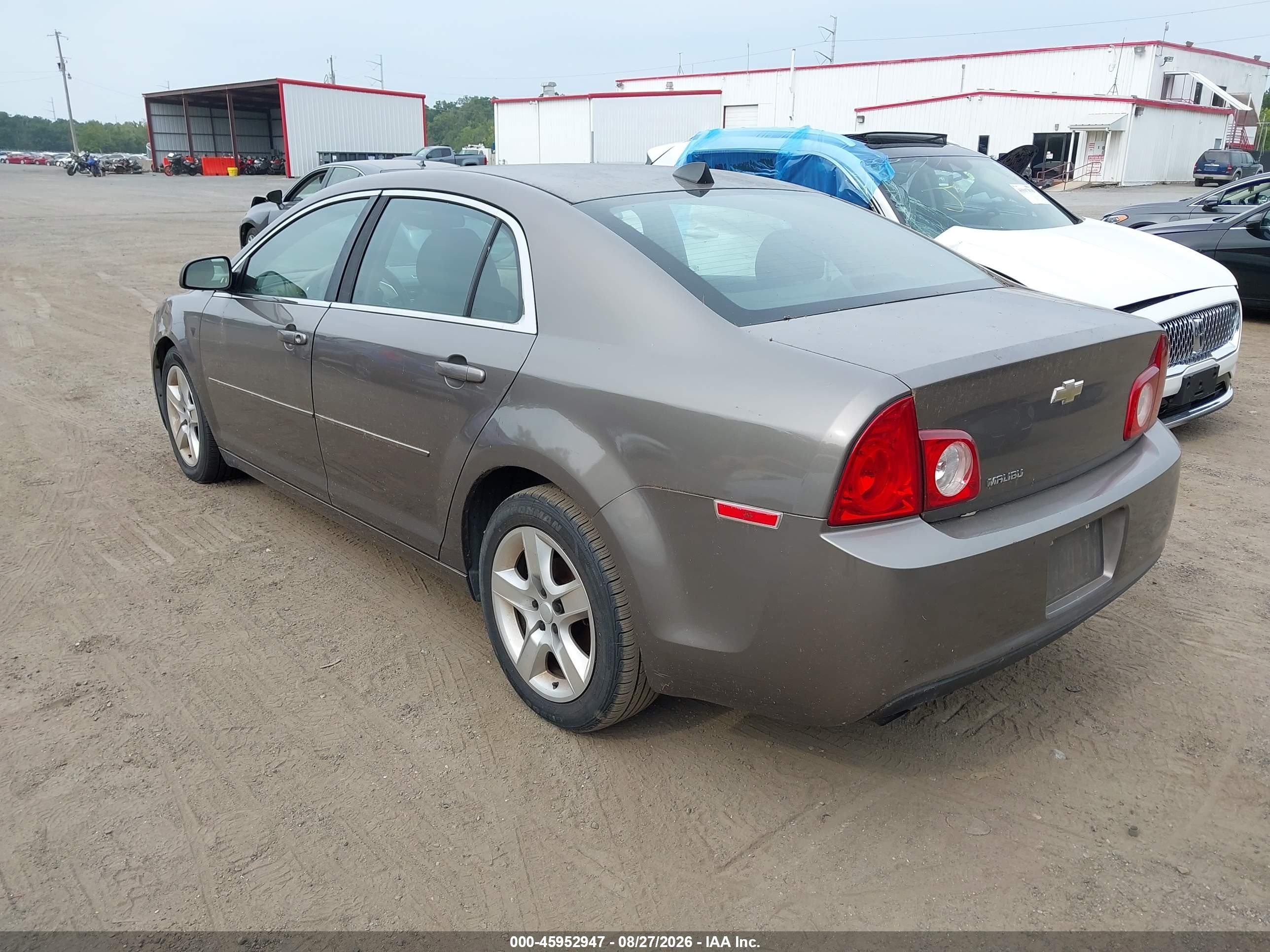 2012 Chevrolet Malibu Ls Dark Brown vin: 1G1ZB5E06CF224892