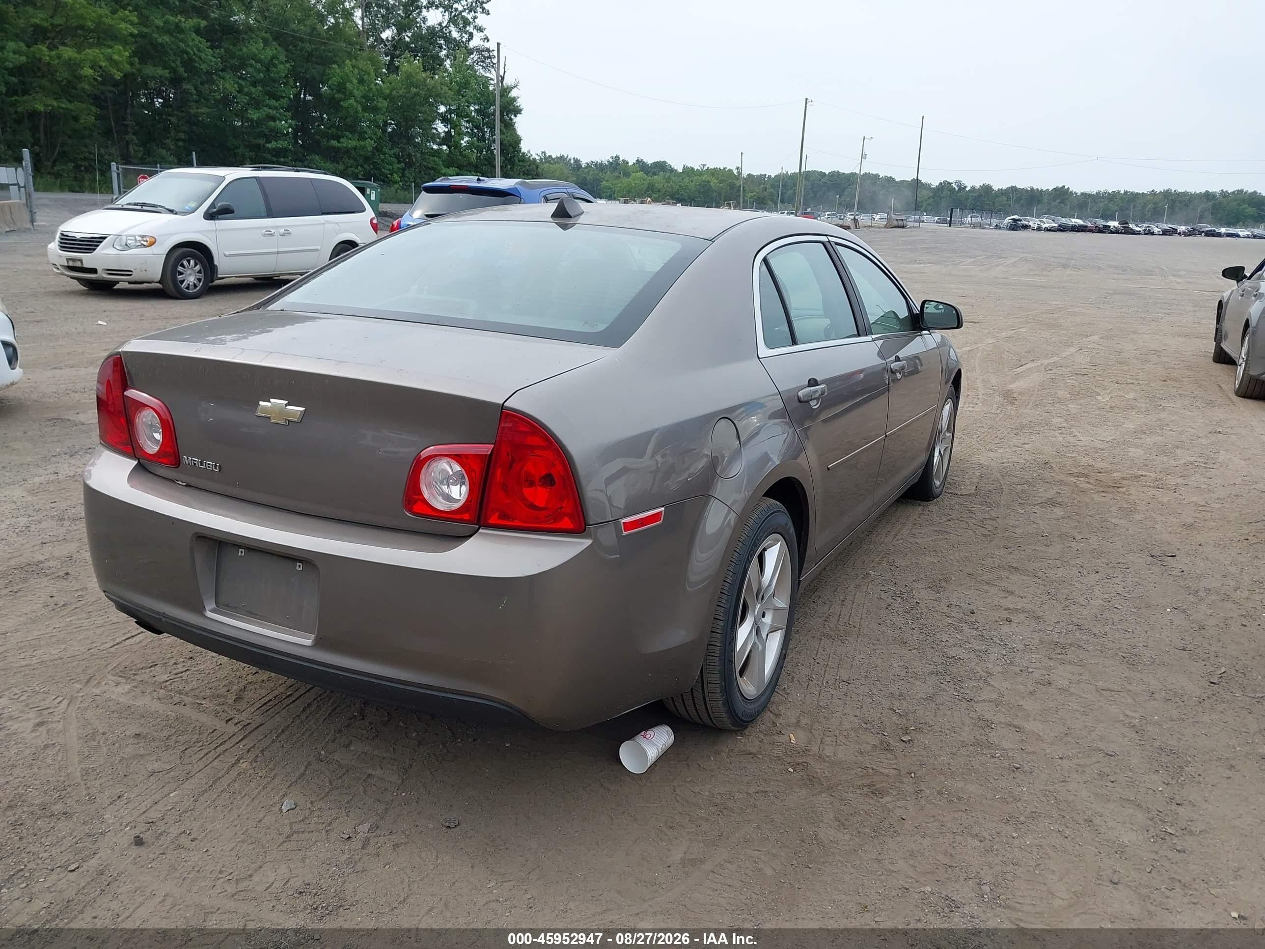 2012 Chevrolet Malibu Ls Dark Brown vin: 1G1ZB5E06CF224892