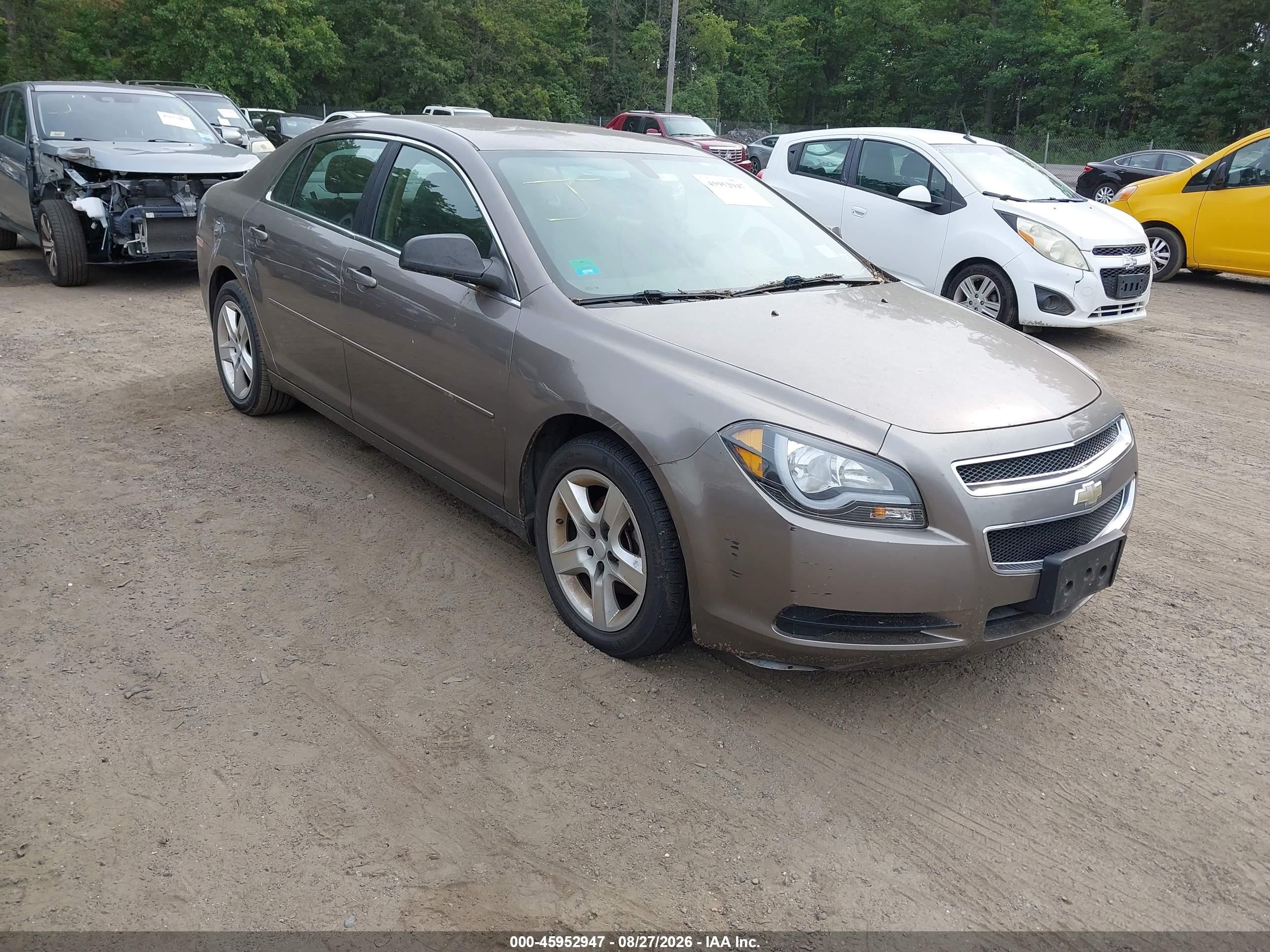 2012 Chevrolet Malibu Ls Dark Brown vin: 1G1ZB5E06CF224892