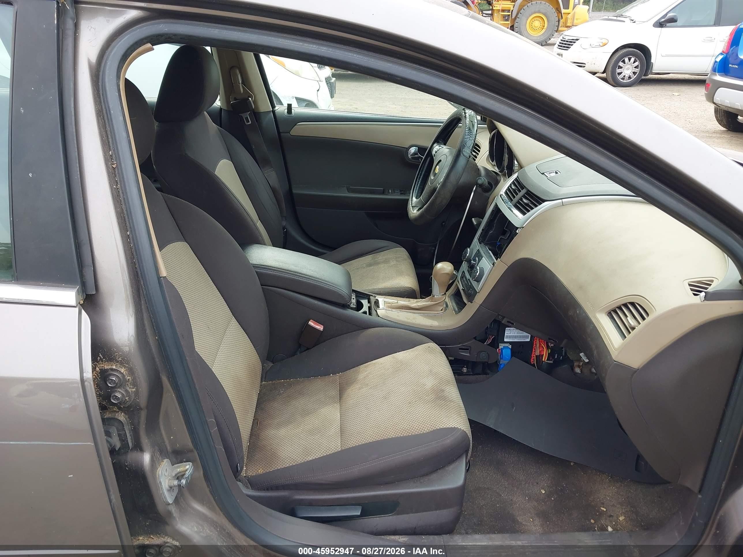 2012 Chevrolet Malibu Ls Dark Brown vin: 1G1ZB5E06CF224892