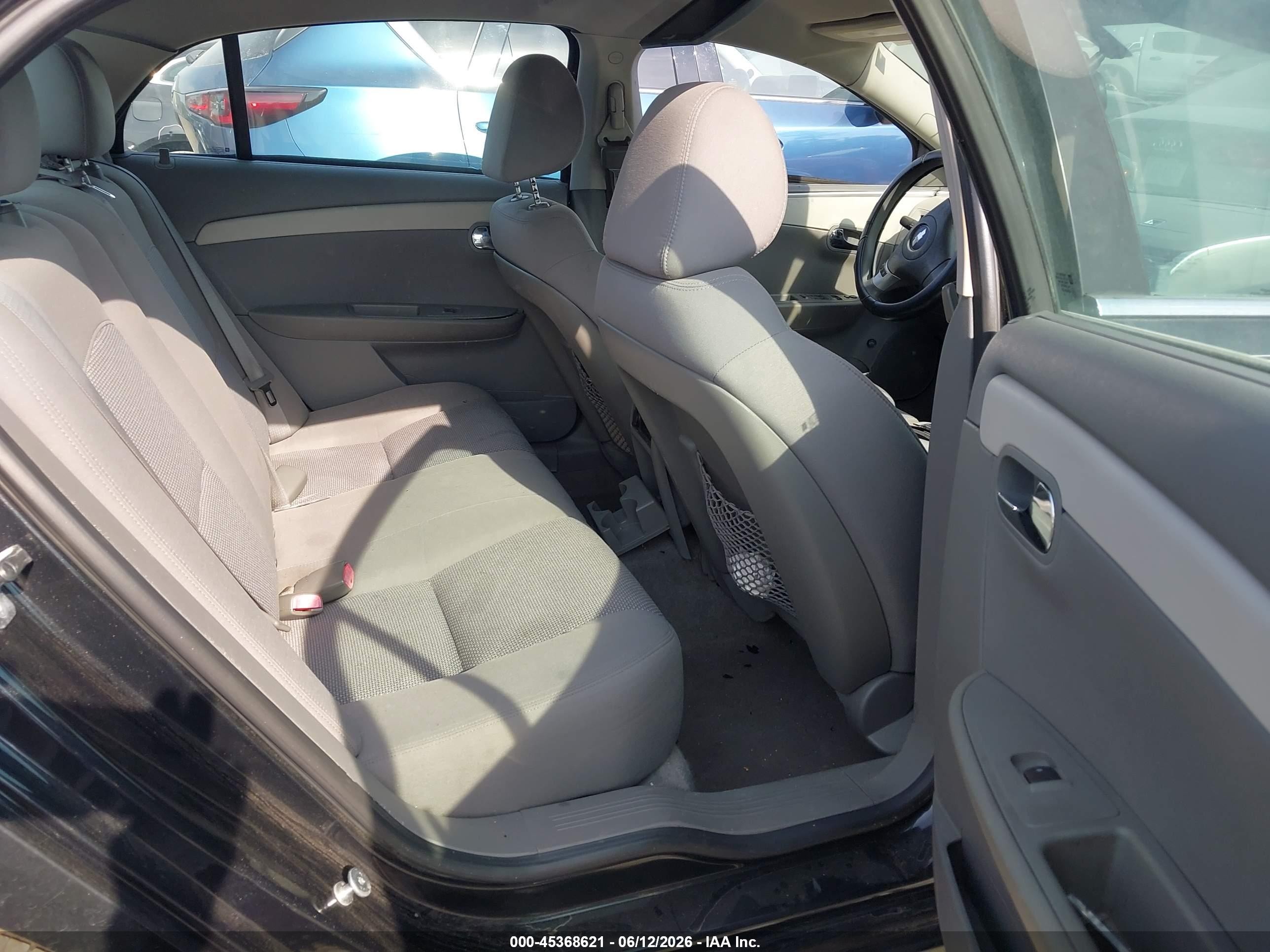 2012 Chevrolet Malibu Ls Black vin: 1G1ZB5E06CF237660