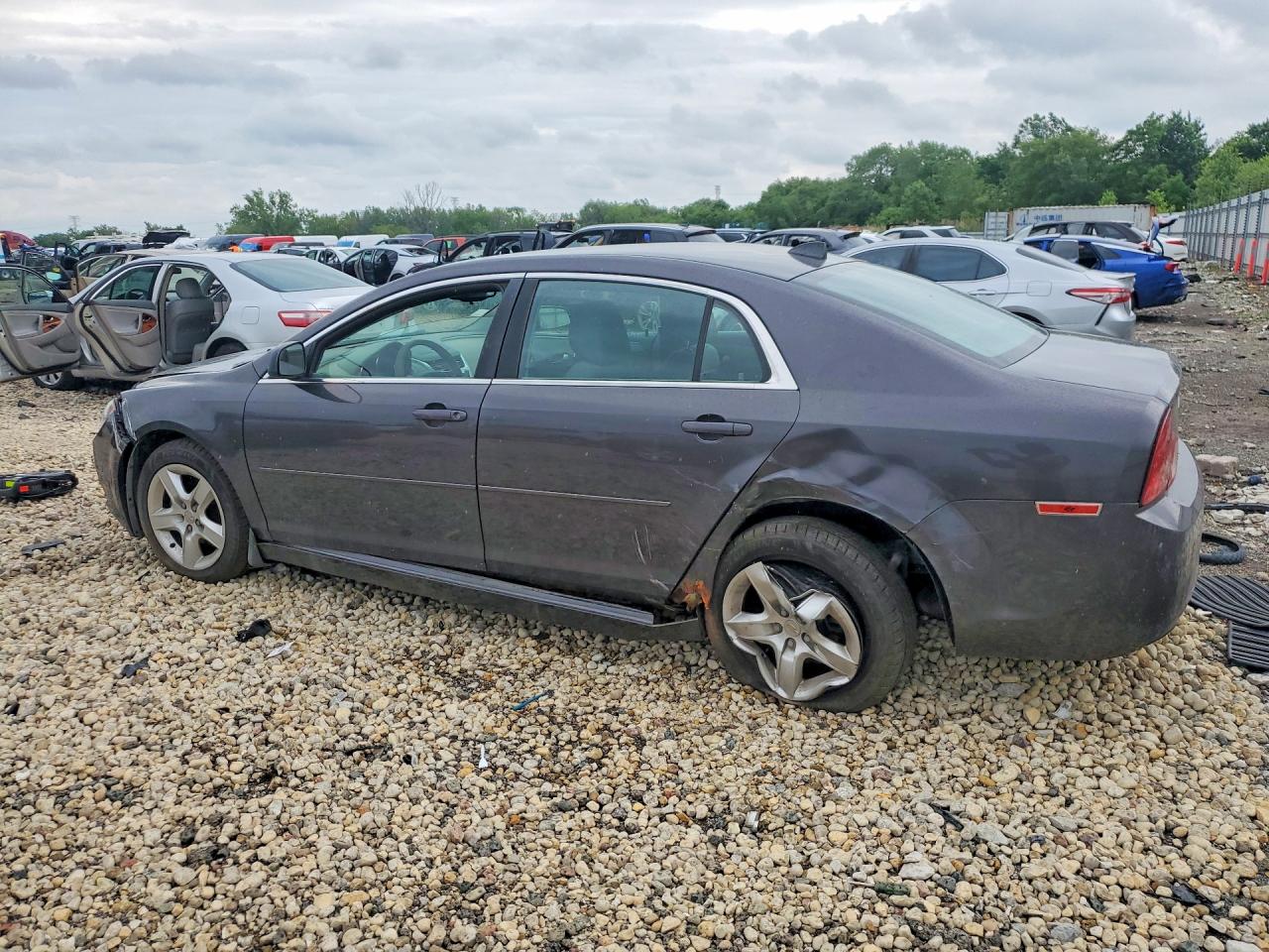 2012 Chevrolet Malibu Ls Gray vin: 1G1ZB5E06CF264308