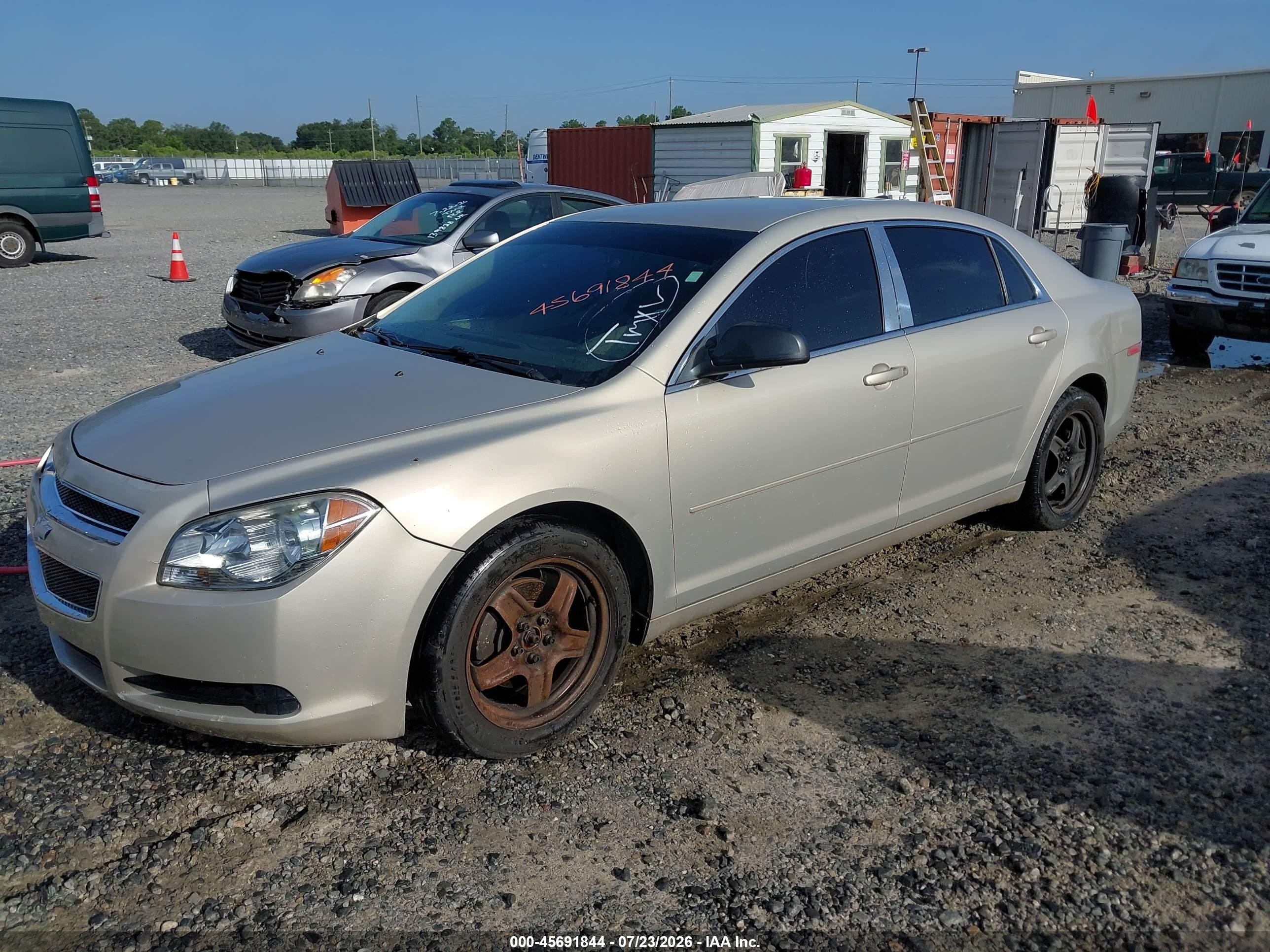 2012 Chevrolet Malibu Ls Champagne vin: 1G1ZB5E06CF271677