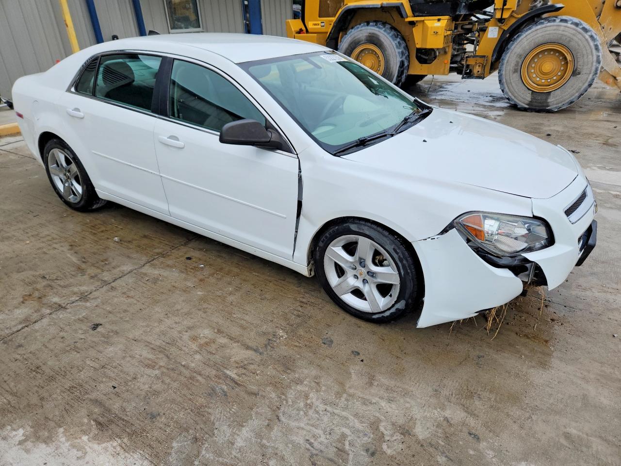 2012 Chevrolet Malibu Ls White vin: 1G1ZB5E06CF305004