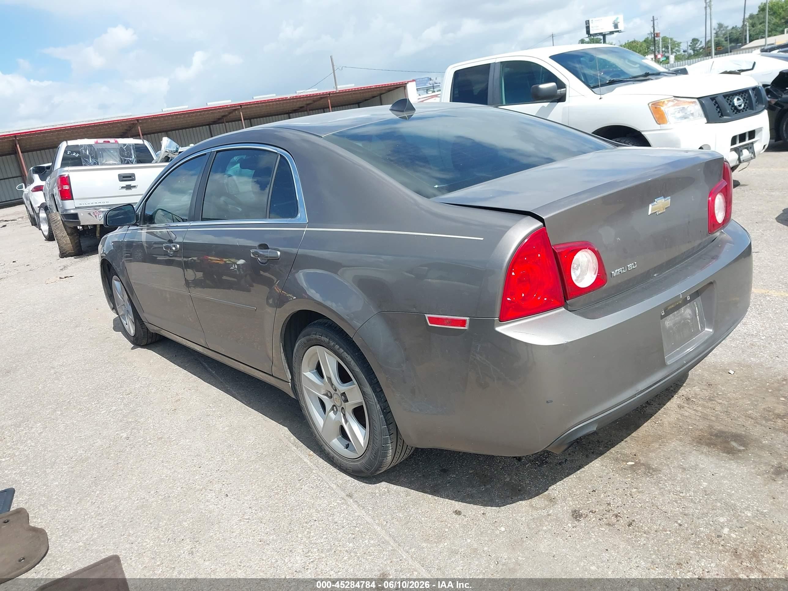 2012 Chevrolet Malibu Ls Brown vin: 1G1ZB5E07CF185195