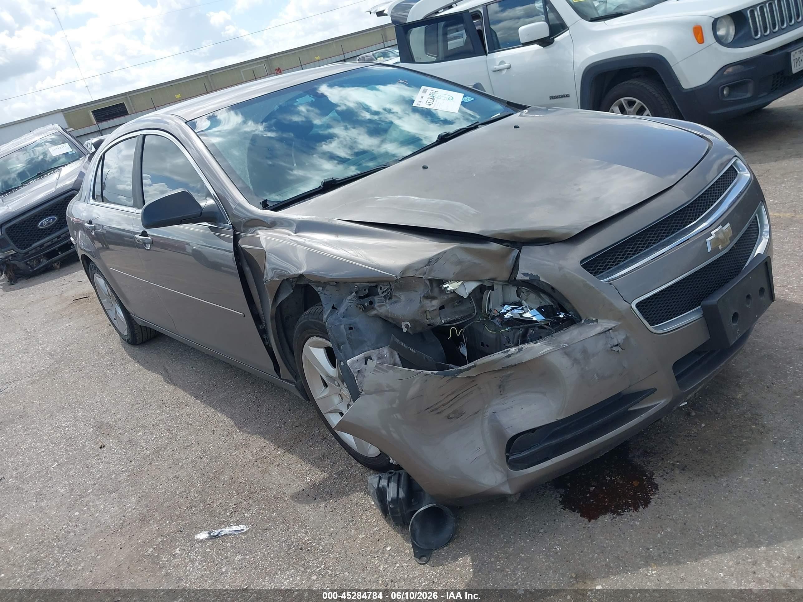 2012 Chevrolet Malibu Ls Brown vin: 1G1ZB5E07CF185195