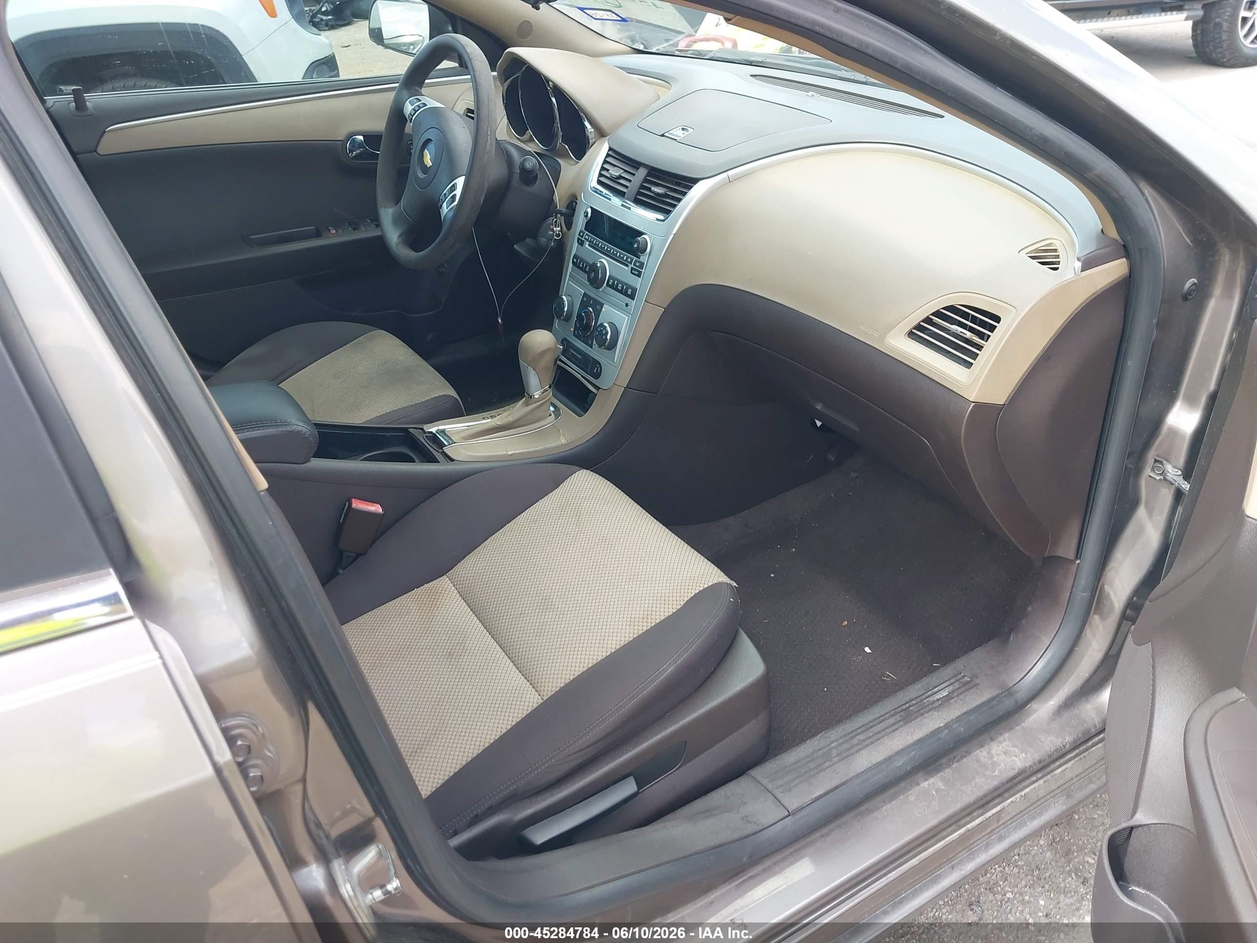 2012 Chevrolet Malibu Ls Brown vin: 1G1ZB5E07CF185195