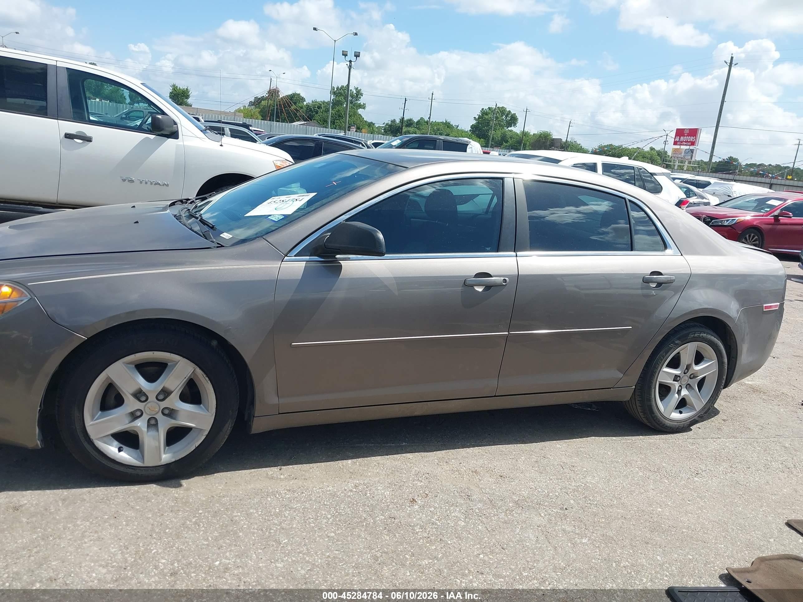 2012 Chevrolet Malibu Ls Brown vin: 1G1ZB5E07CF185195